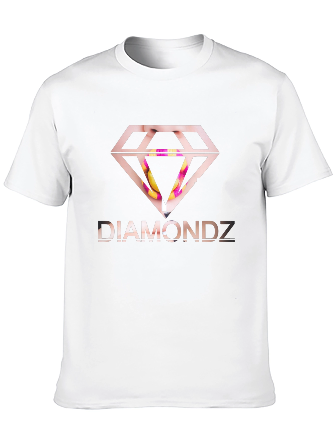 Diamondz Graphic Black T-Shirt