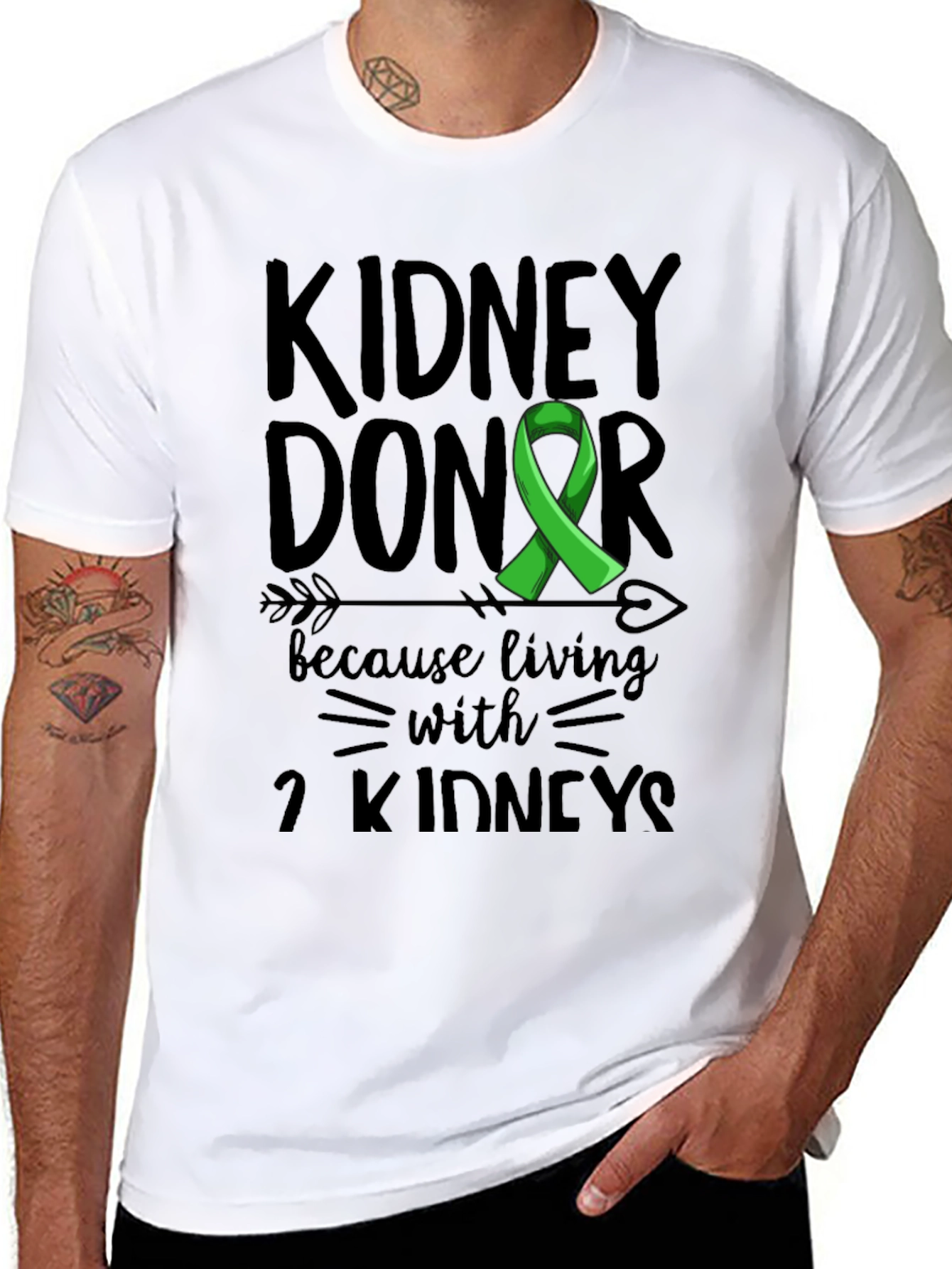 Kidney Donor Awareness Graphic T-Shirt