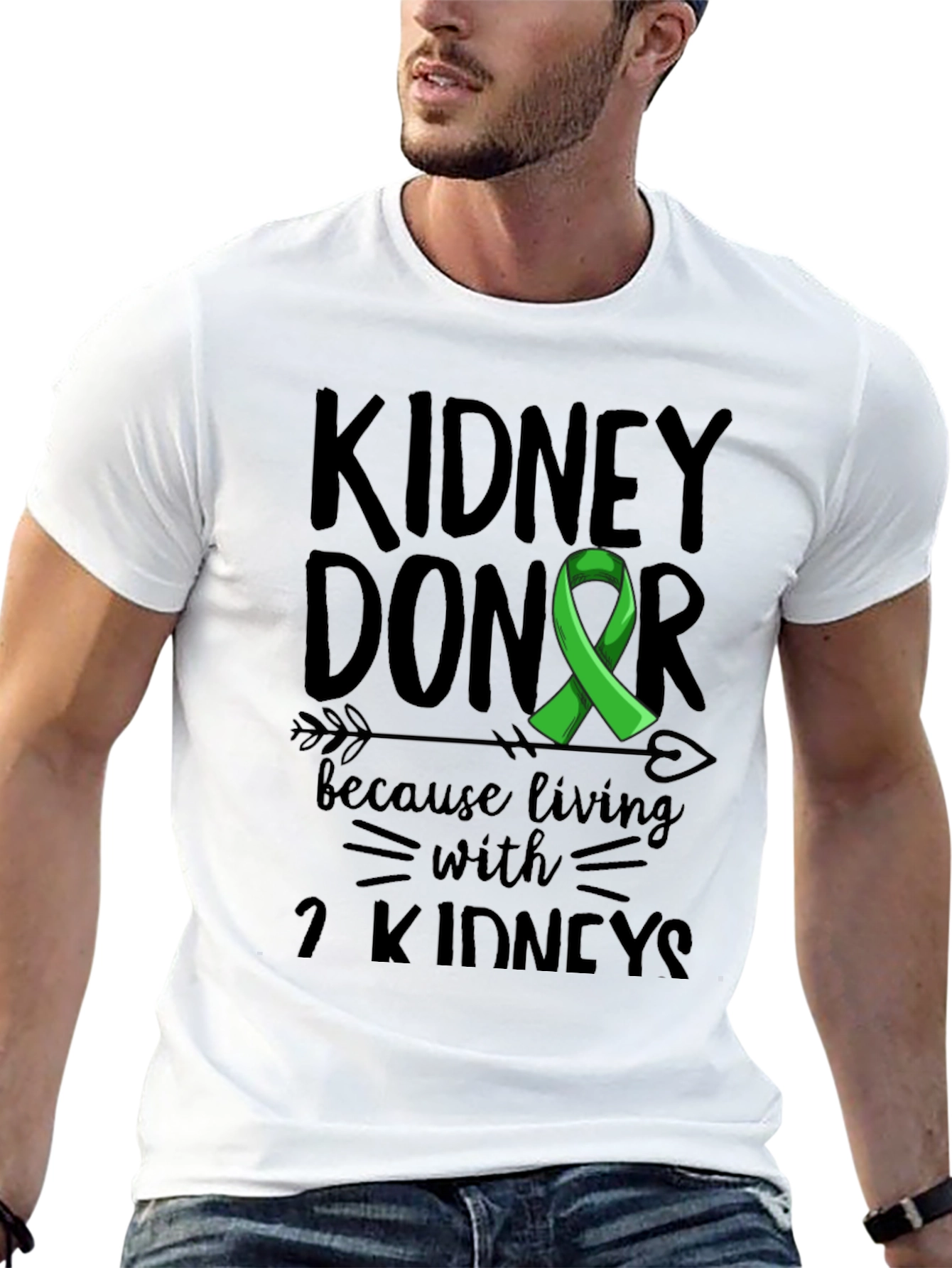 Kidney Donor Awareness Graphic T-Shirt