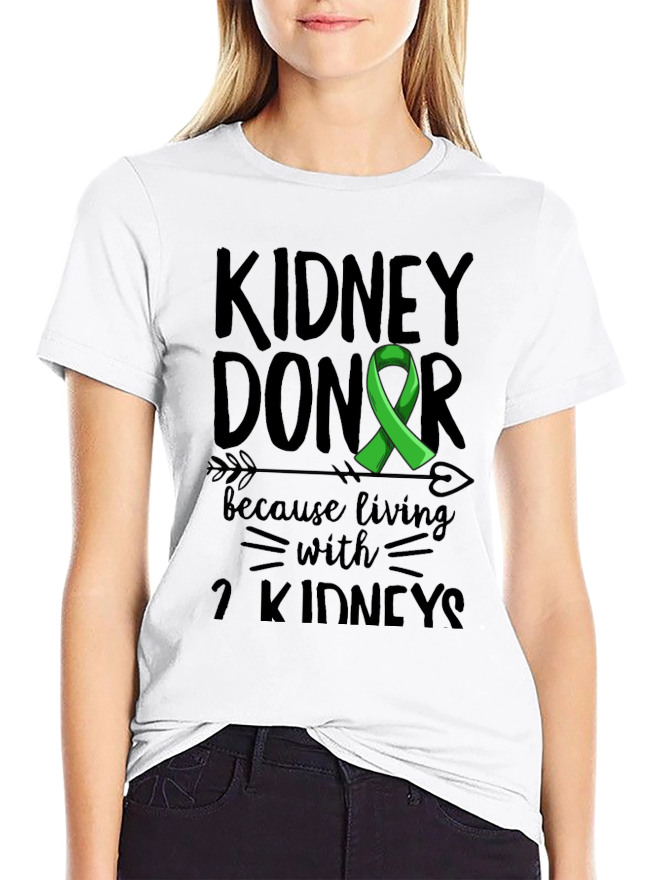 Kidney Donor Awareness Graphic T-Shirt