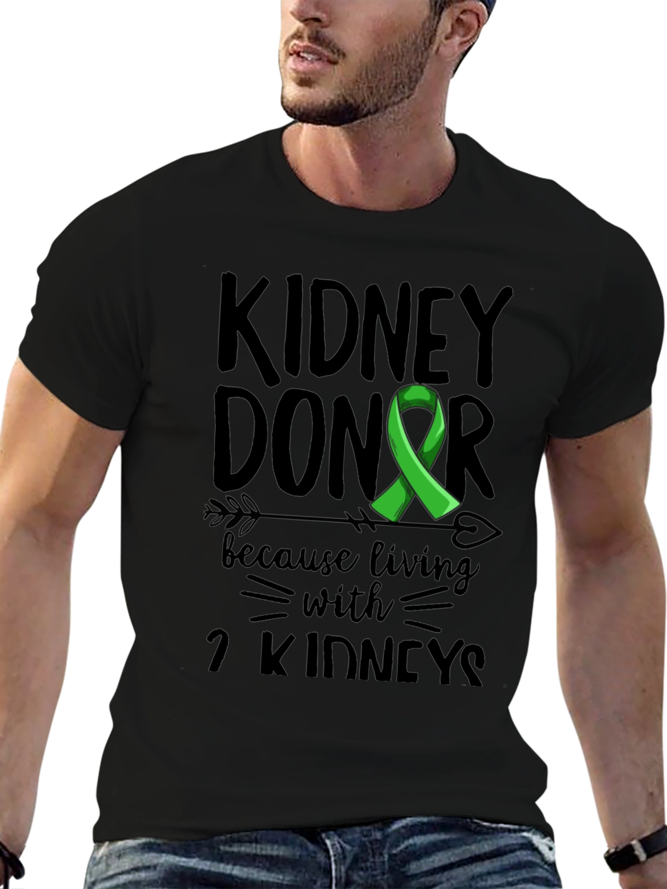 Kidney Donor Awareness Graphic T-Shirt