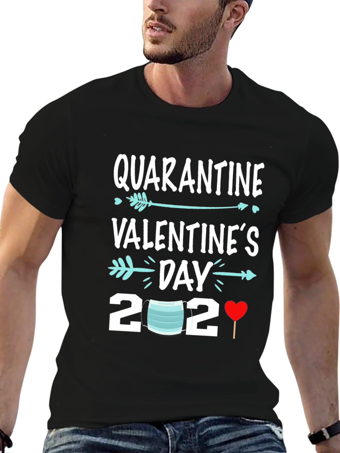 Quarantine Valentines Day 2021 T-Shirt