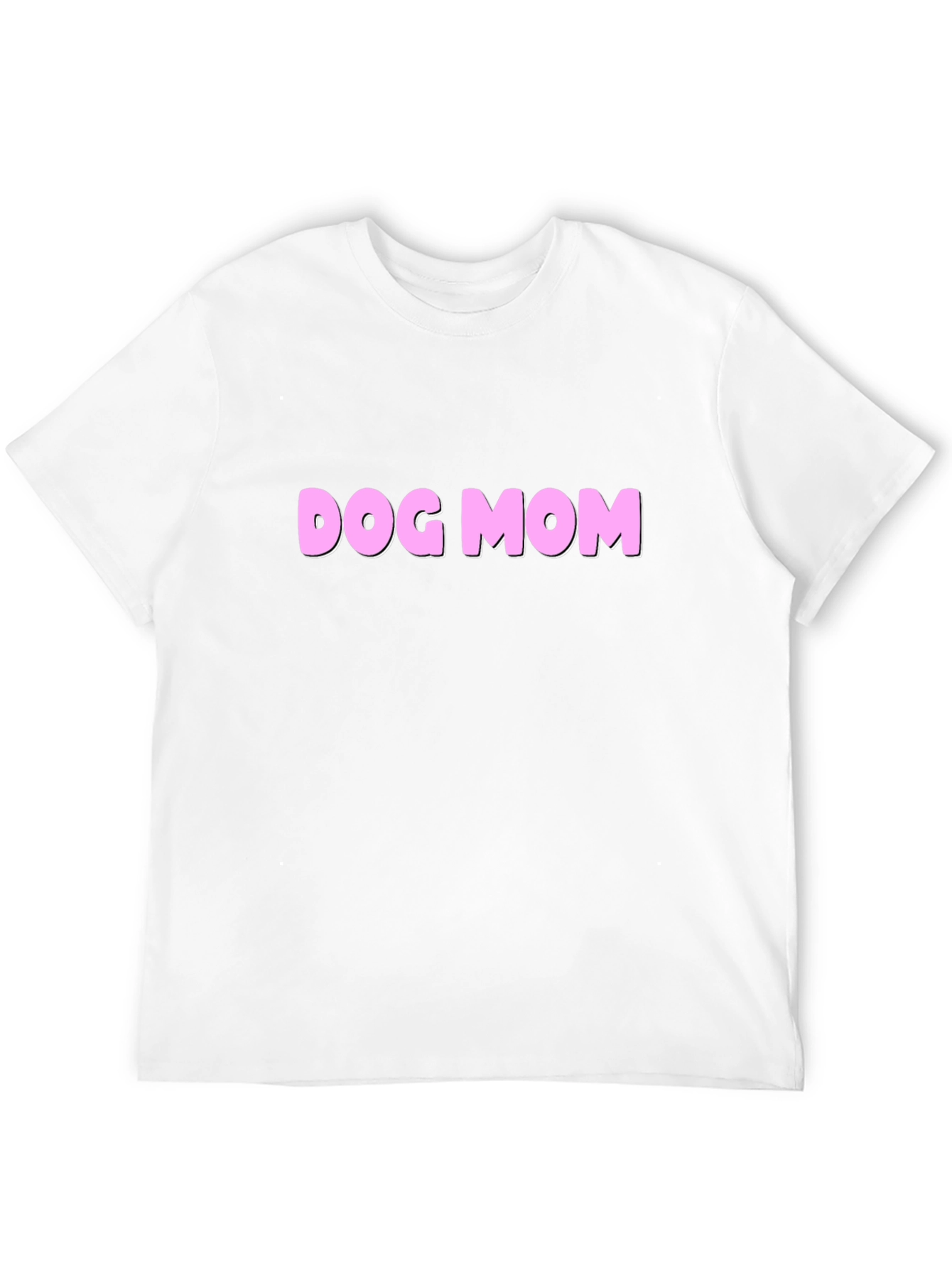 Dog Mom Graphic Tee - Black