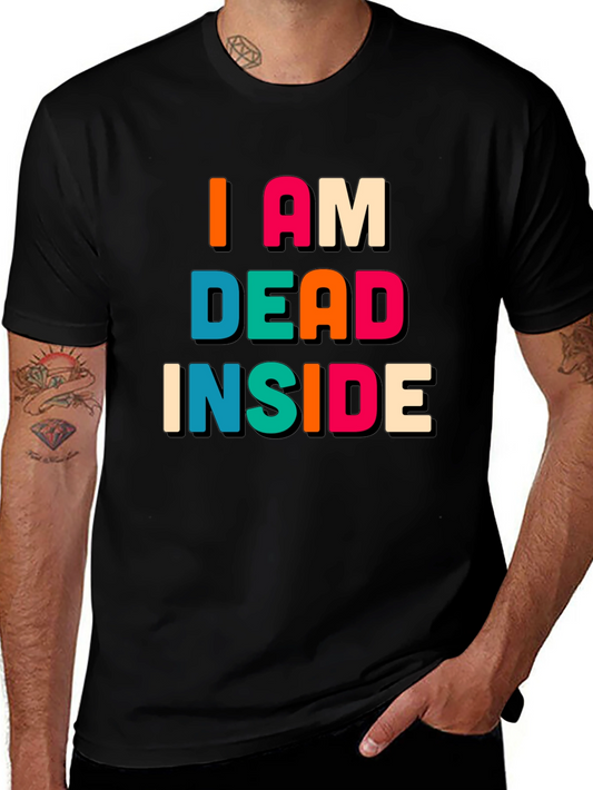 I am Dead Inside Black Graphic Tee