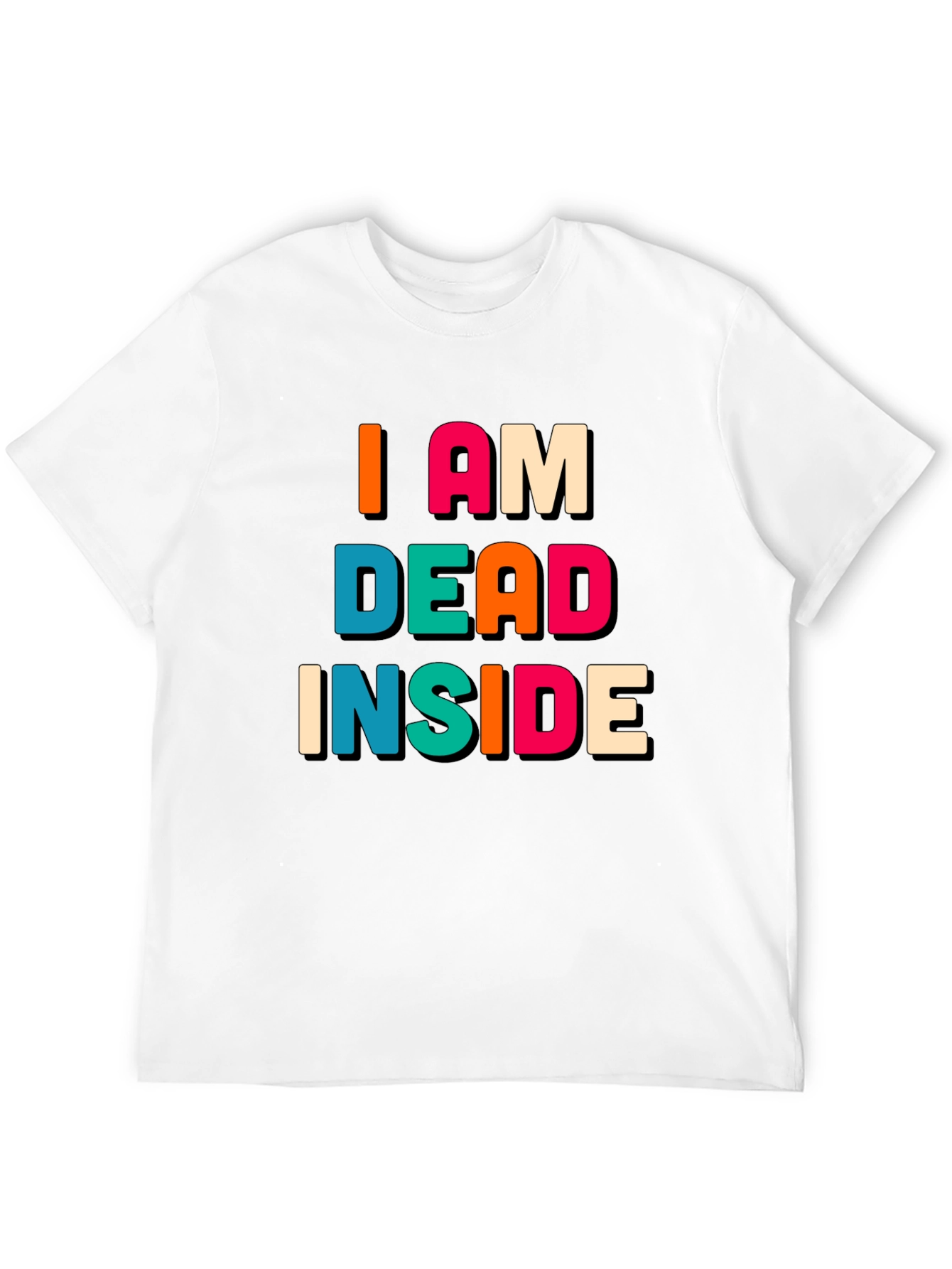 I am Dead Inside Black Graphic Tee