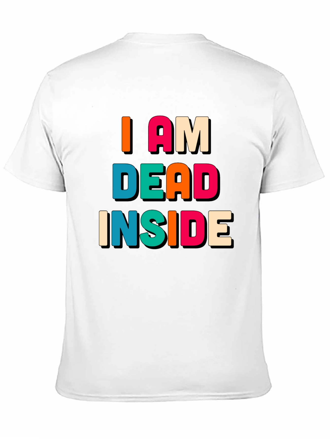 I am Dead Inside Black Graphic Tee