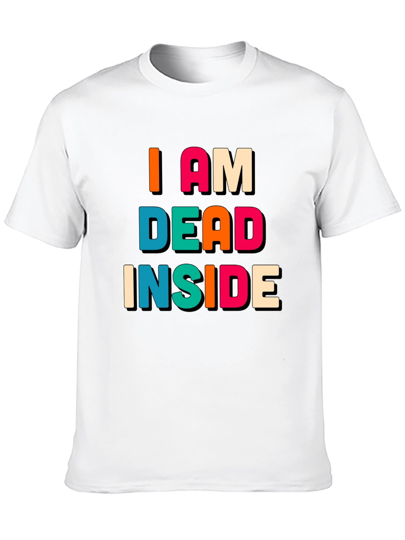 I am Dead Inside Black Graphic Tee
