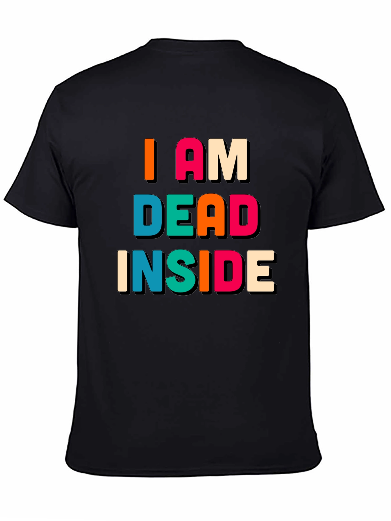 I am Dead Inside Black Graphic Tee