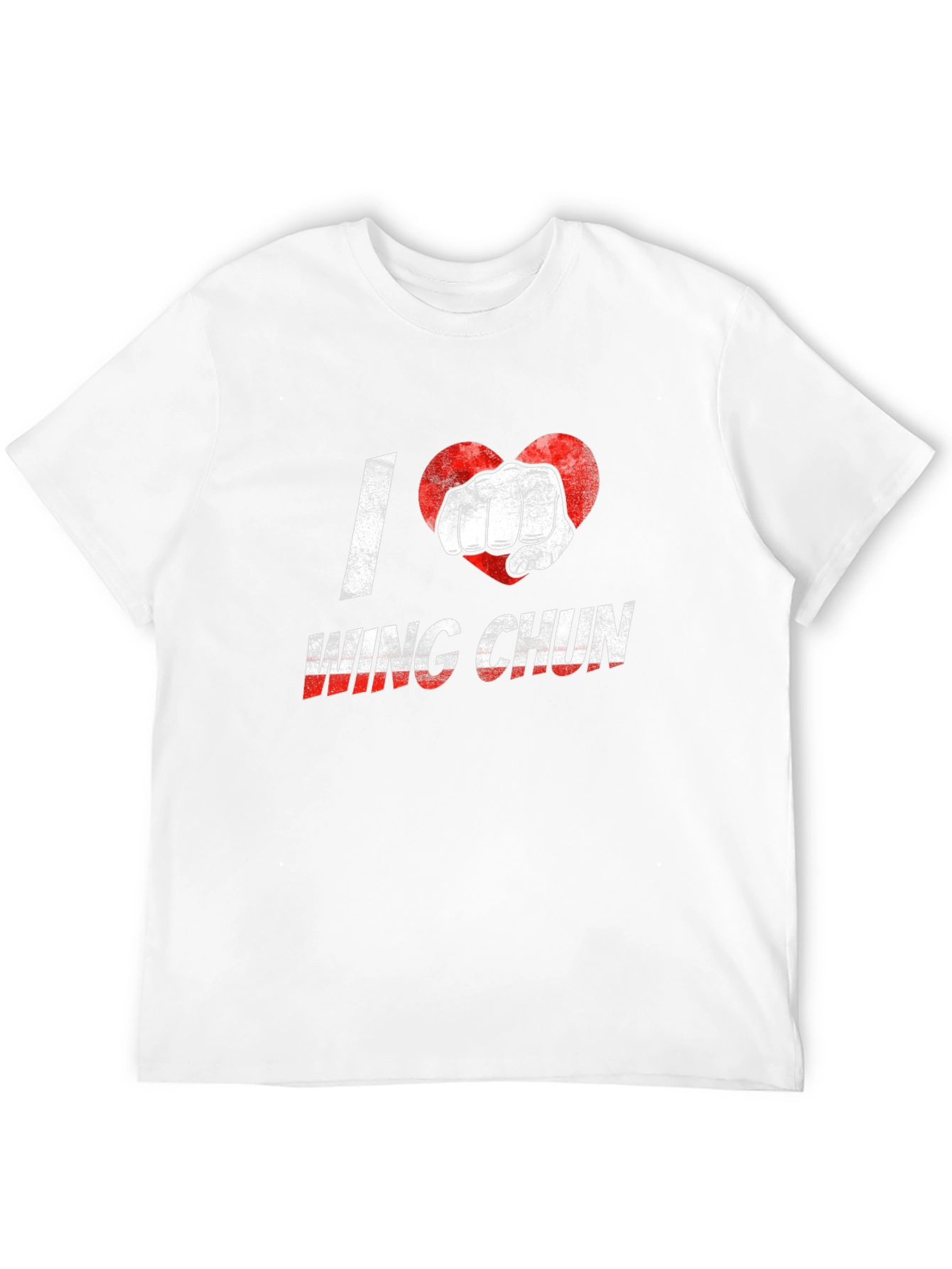 I Heart Wing Chun Black T-Shirt