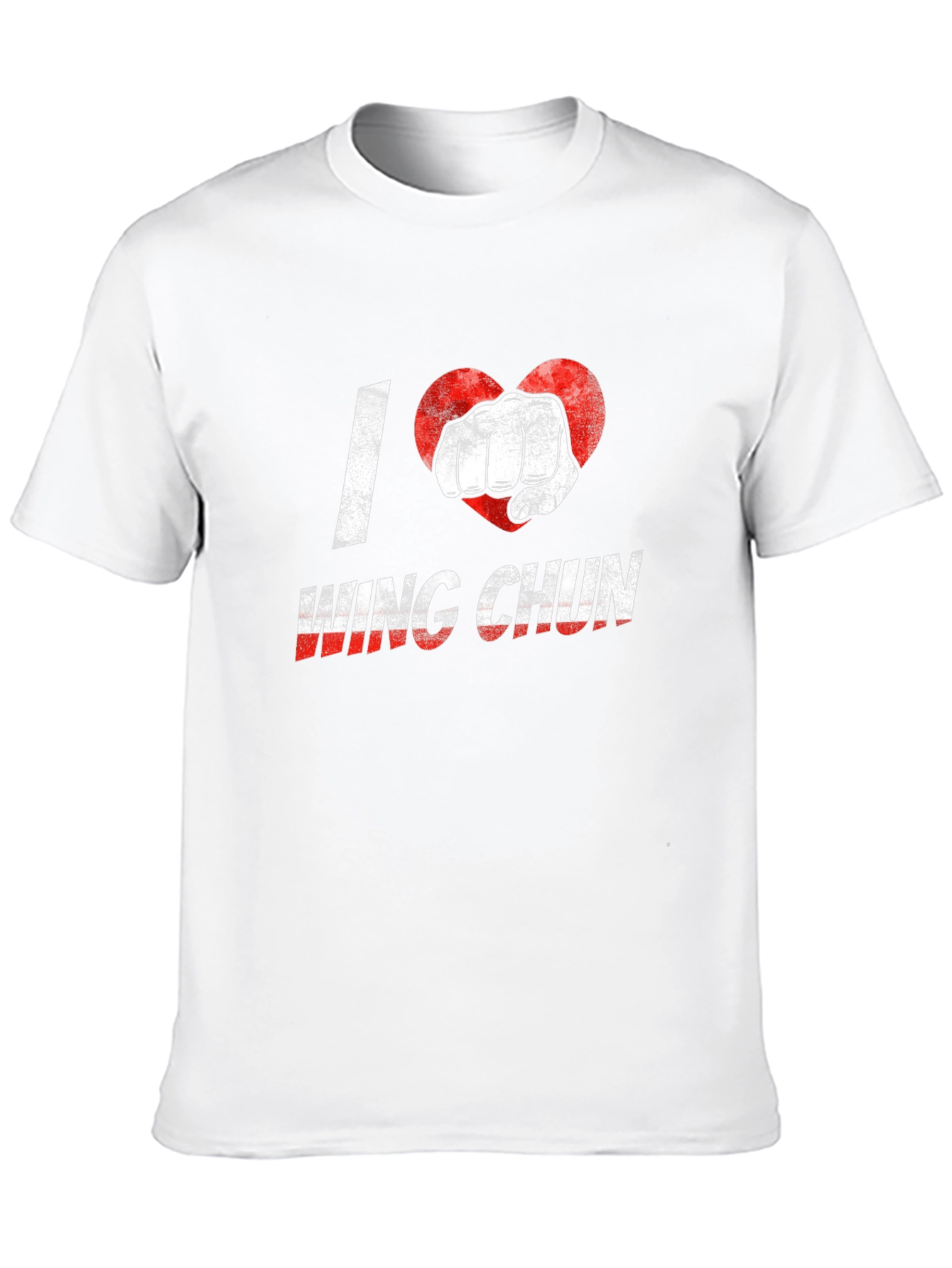 I Heart Wing Chun Black T-Shirt