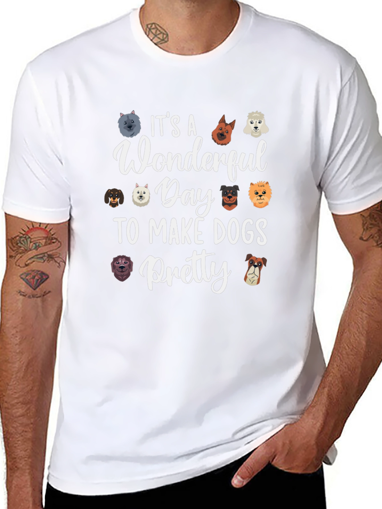 Wonderful Day To Make Dogs Pretty T-Shirt