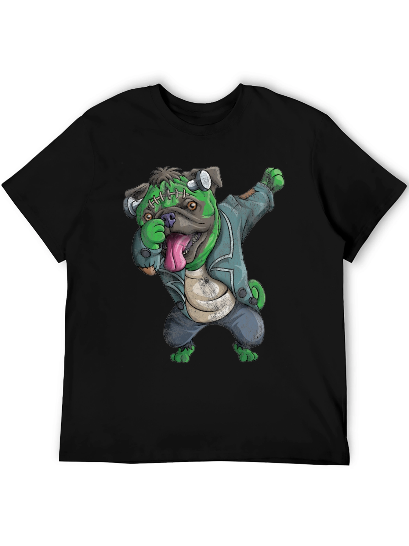 Frankenstein Pug T-Shirt - Dab Dance