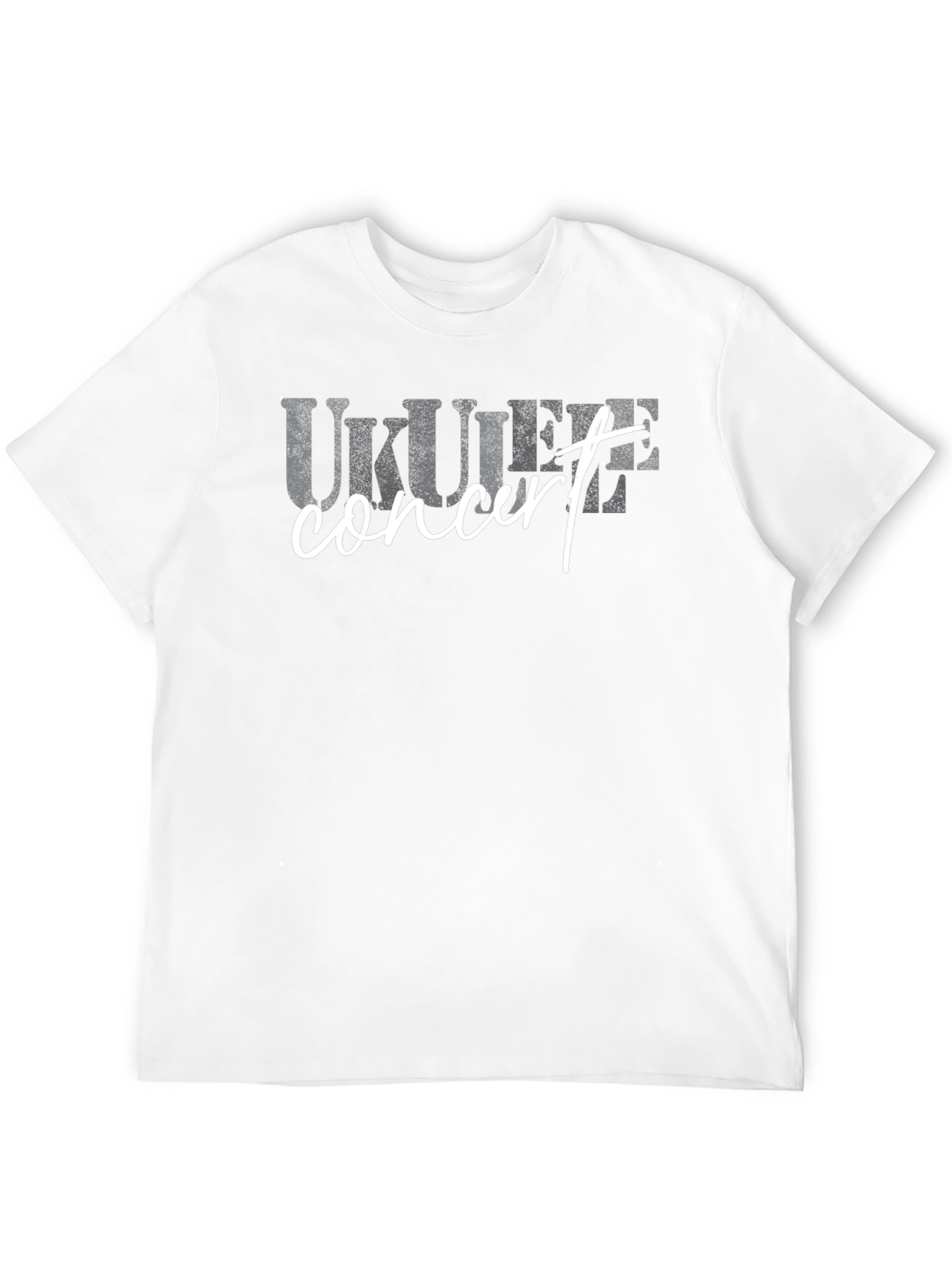 Ukulele Concert Black T-Shirt
