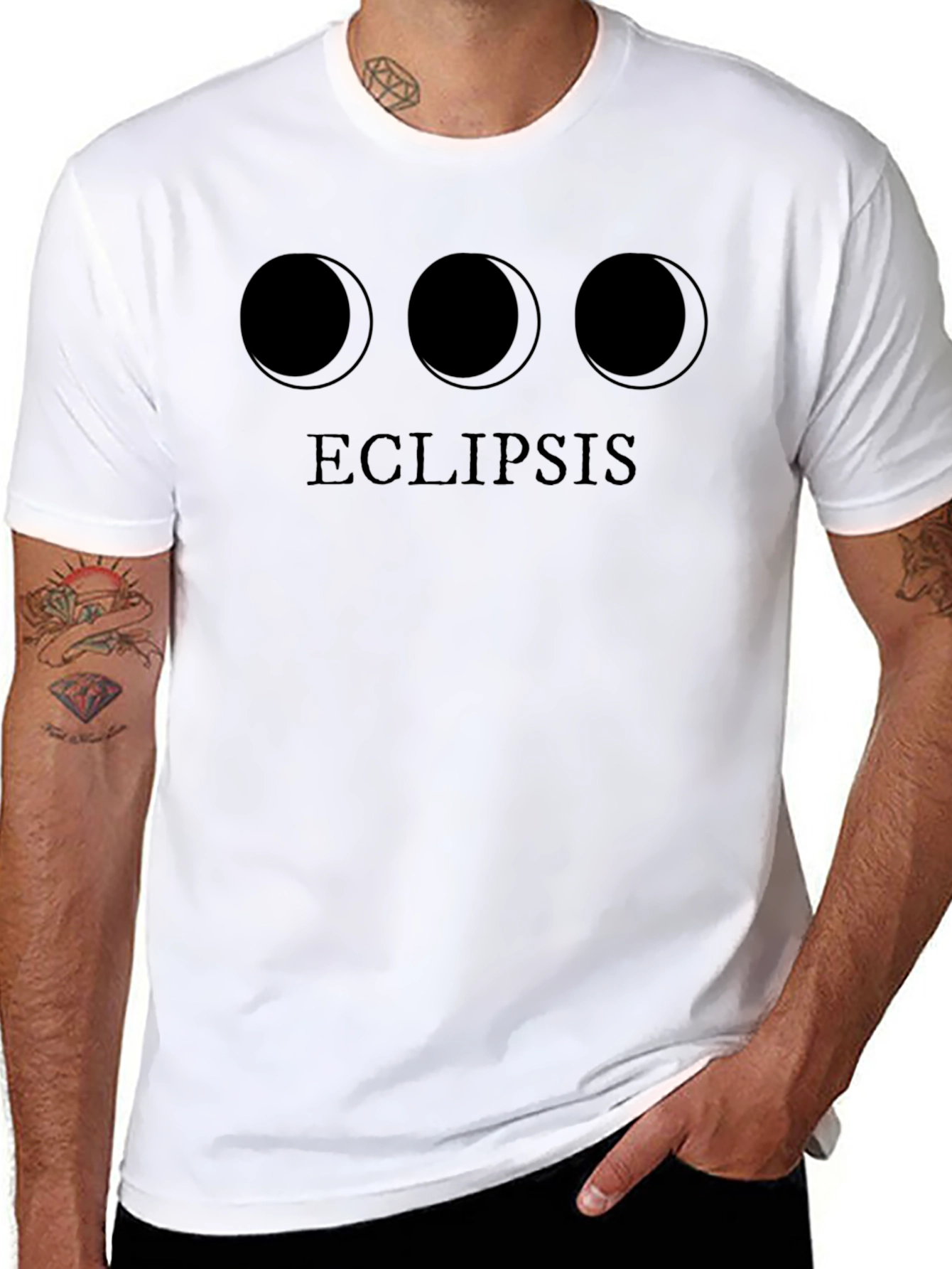 Eclipsis Graphic T-Shirt - Moon Phases Tee