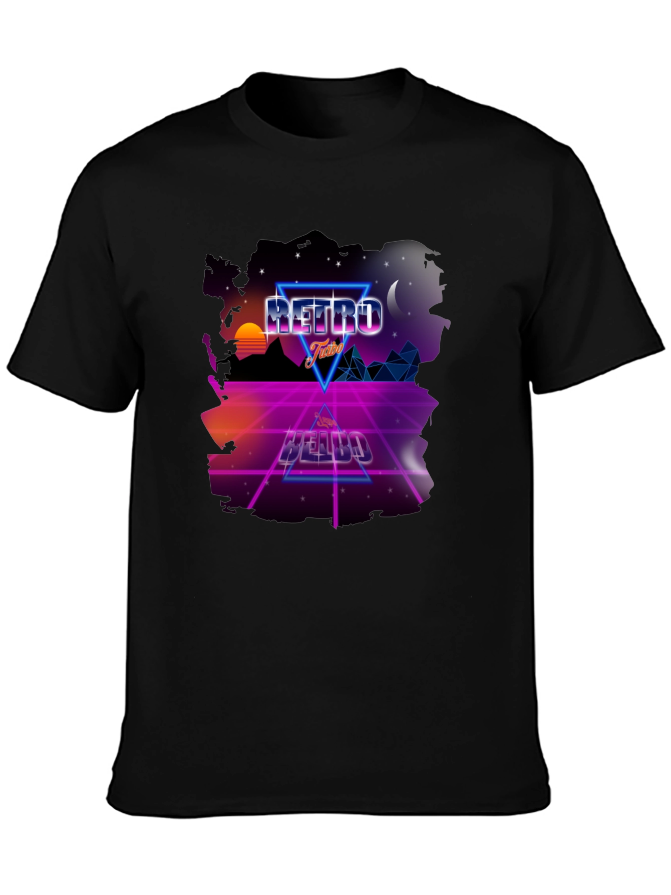 Retro Vibes Graphic Tee - 80s Style Design