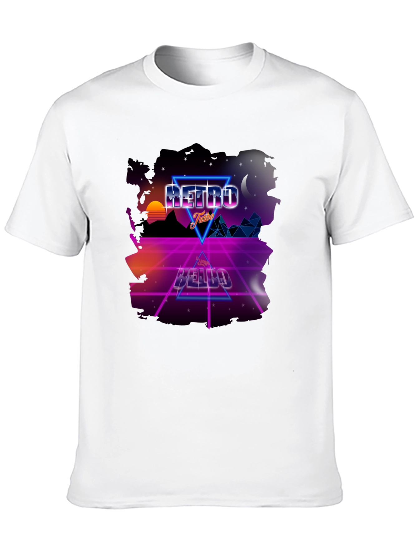 Retro Vibes Graphic Tee - 80s Style Design