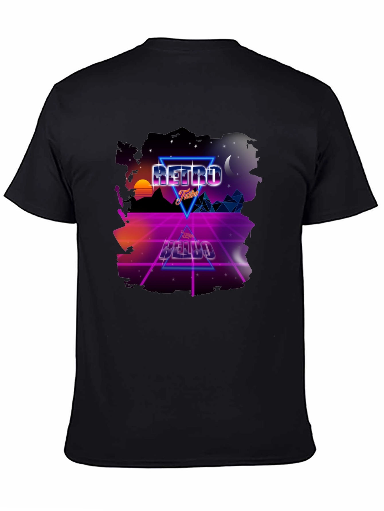 Retro Vibes Graphic Tee - 80s Style Design