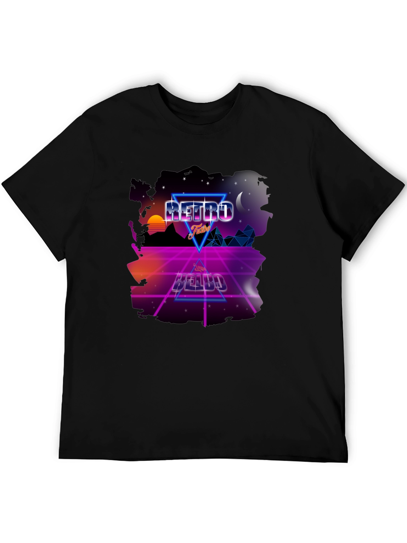 Retro Vibes Graphic Tee - 80s Style Design