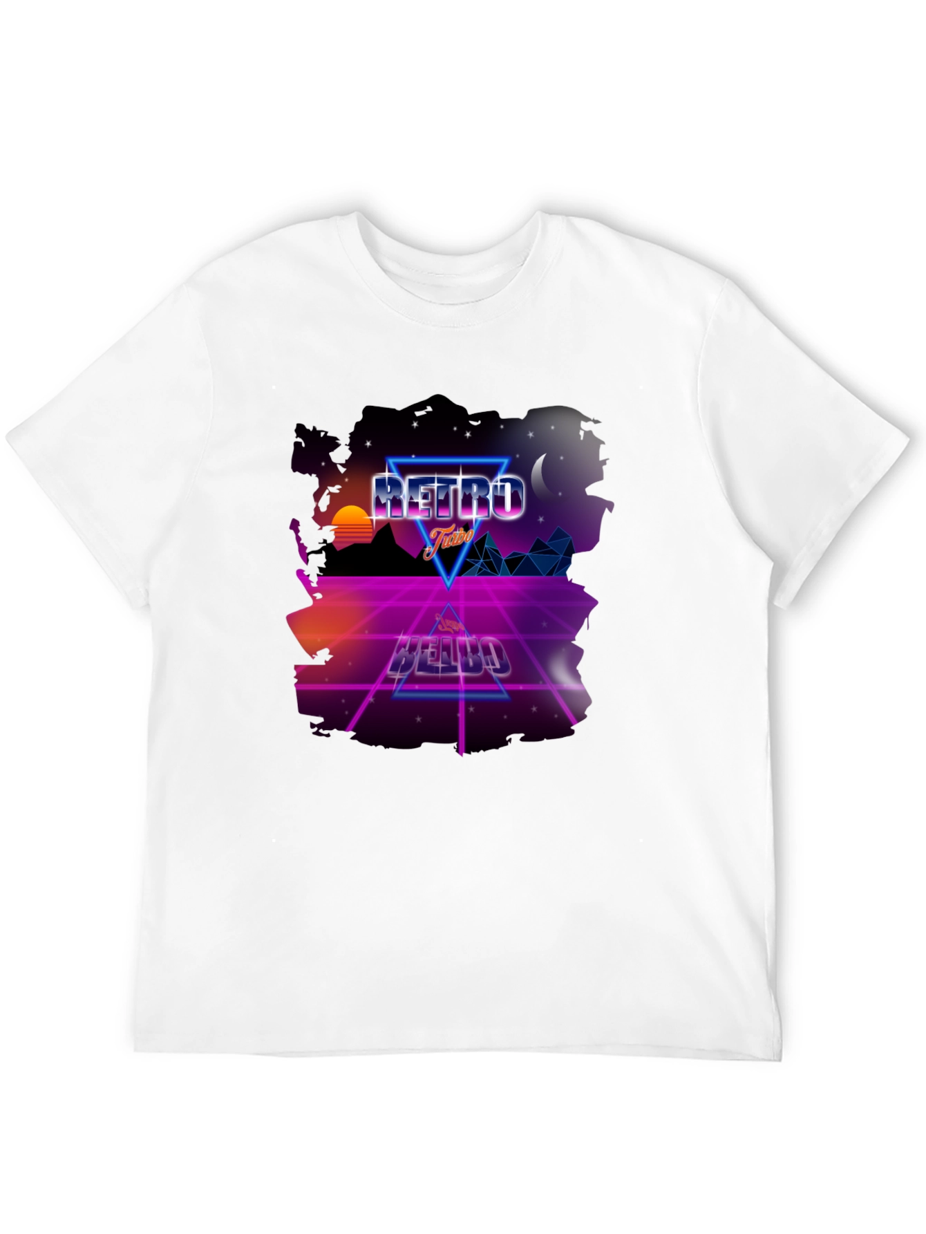 Retro Vibes Graphic Tee - 80s Style Design