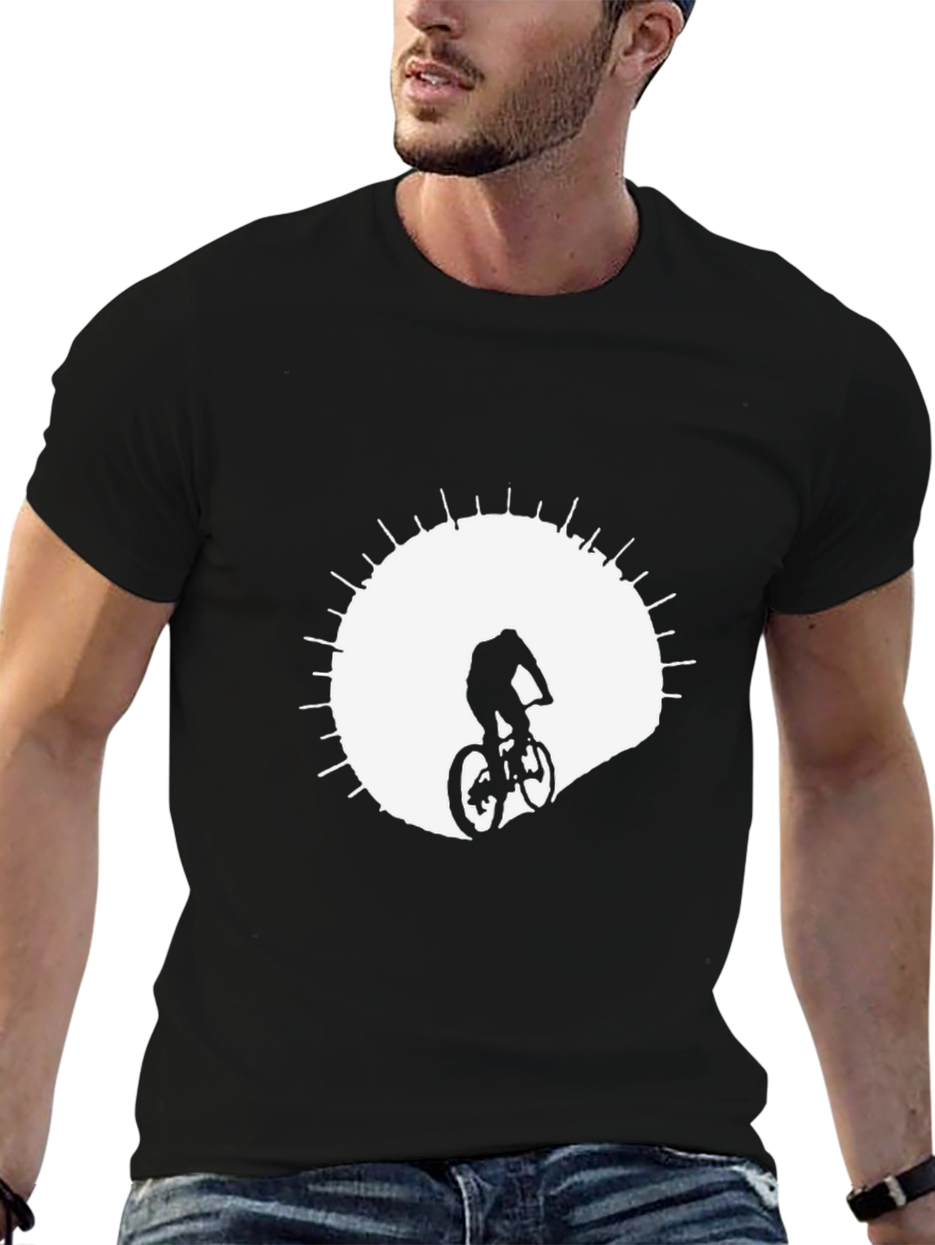 Mountain Biker Graphic Tee - Ride the Trails