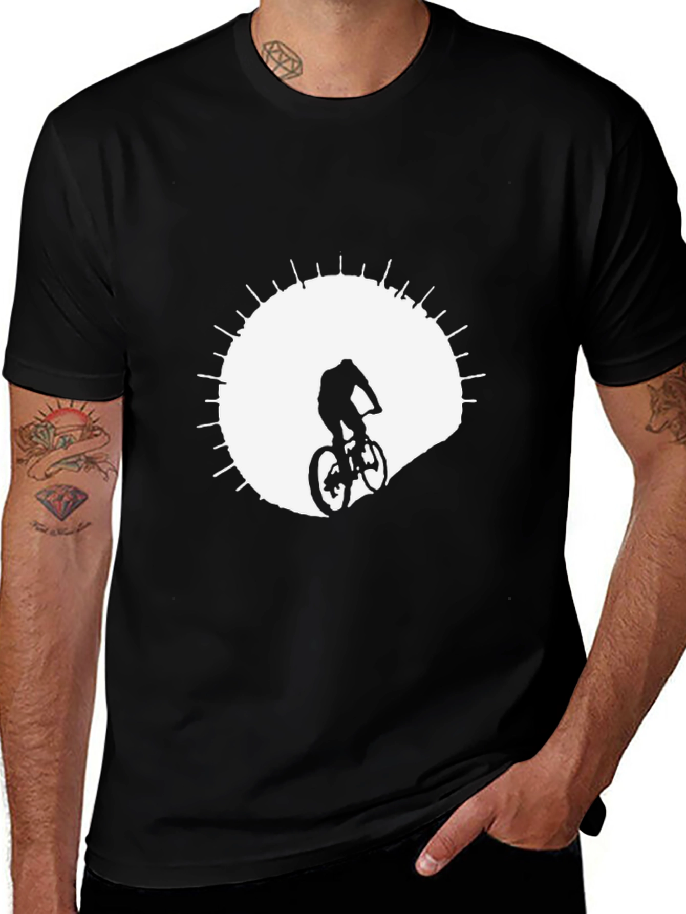 Mountain Biker Graphic Tee - Ride the Trails