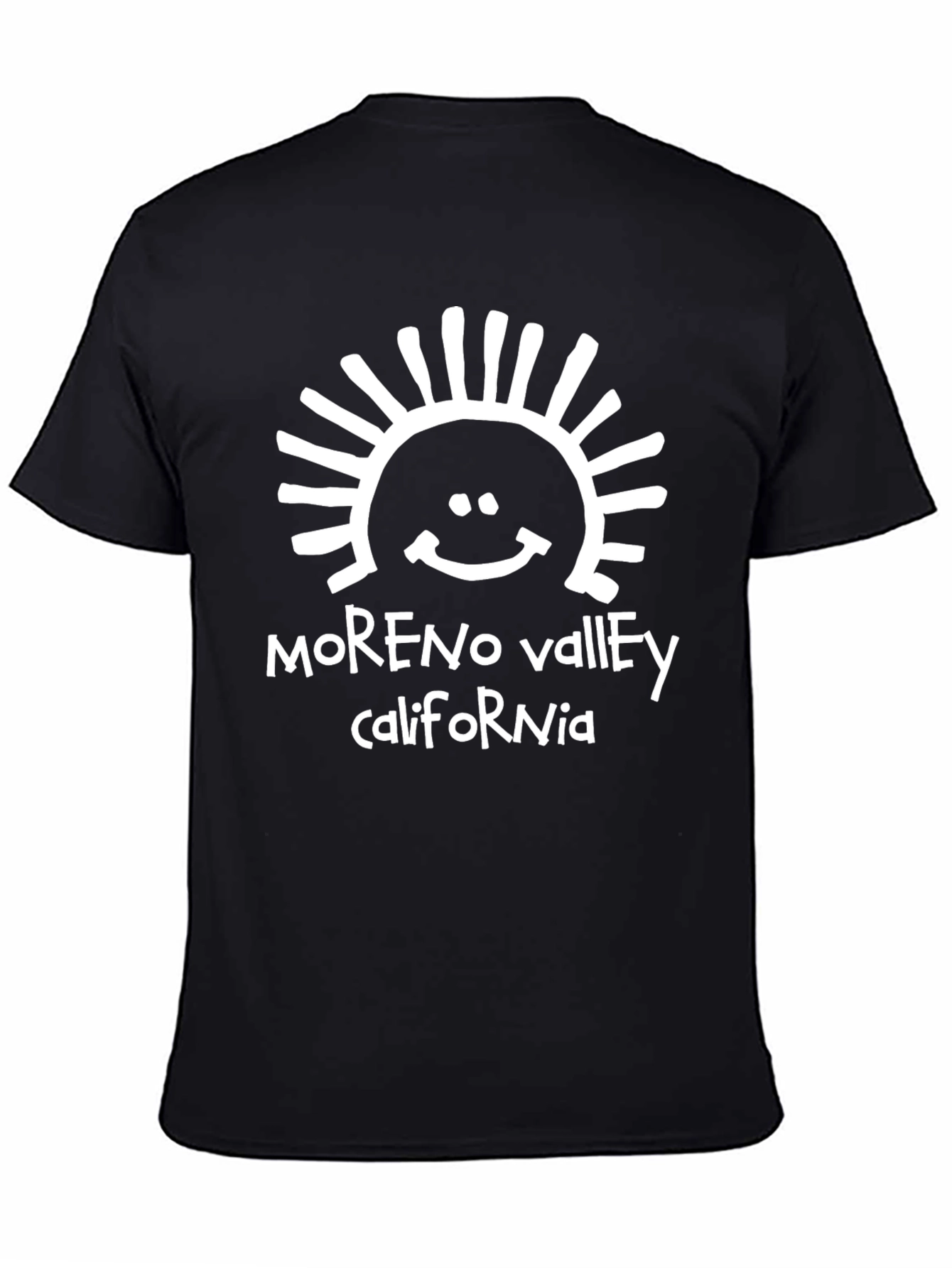 Moreno Valley California T-Shirt Black Graphic Tee