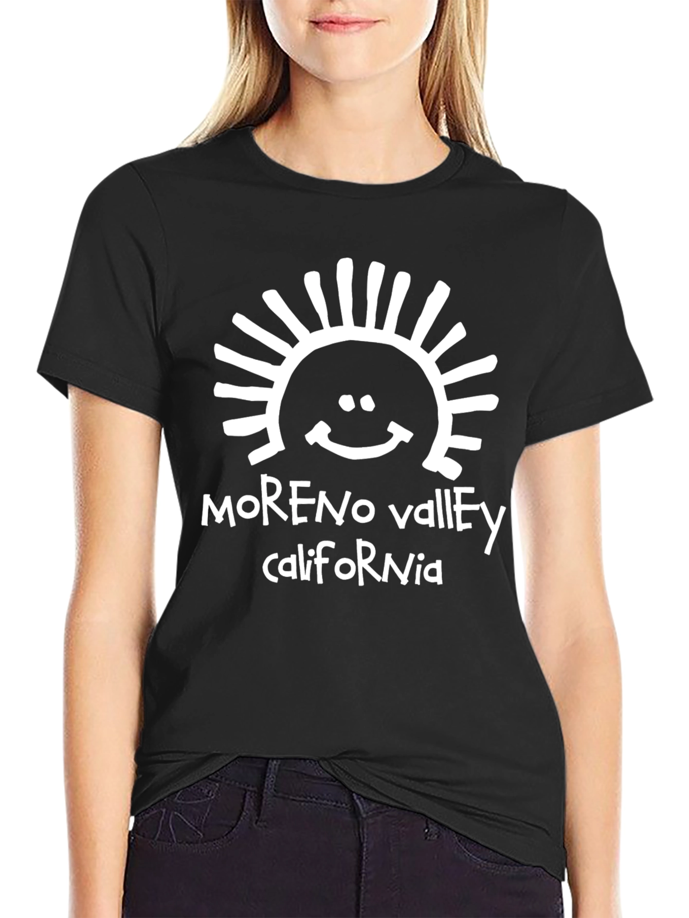 Moreno Valley California T-Shirt Black Graphic Tee