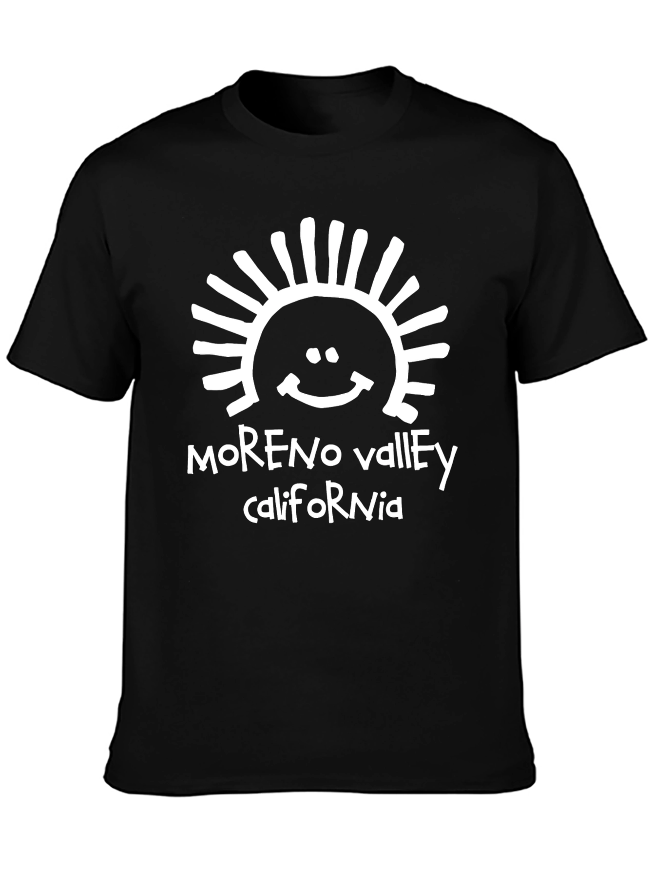 Moreno Valley California T-Shirt Black Graphic Tee