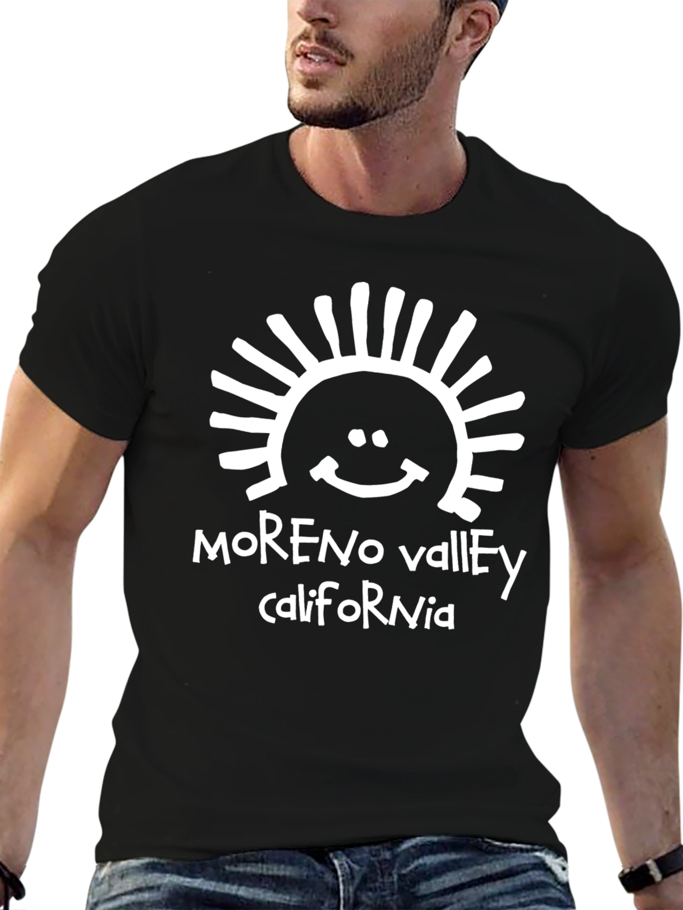 Moreno Valley California T-Shirt Black Graphic Tee