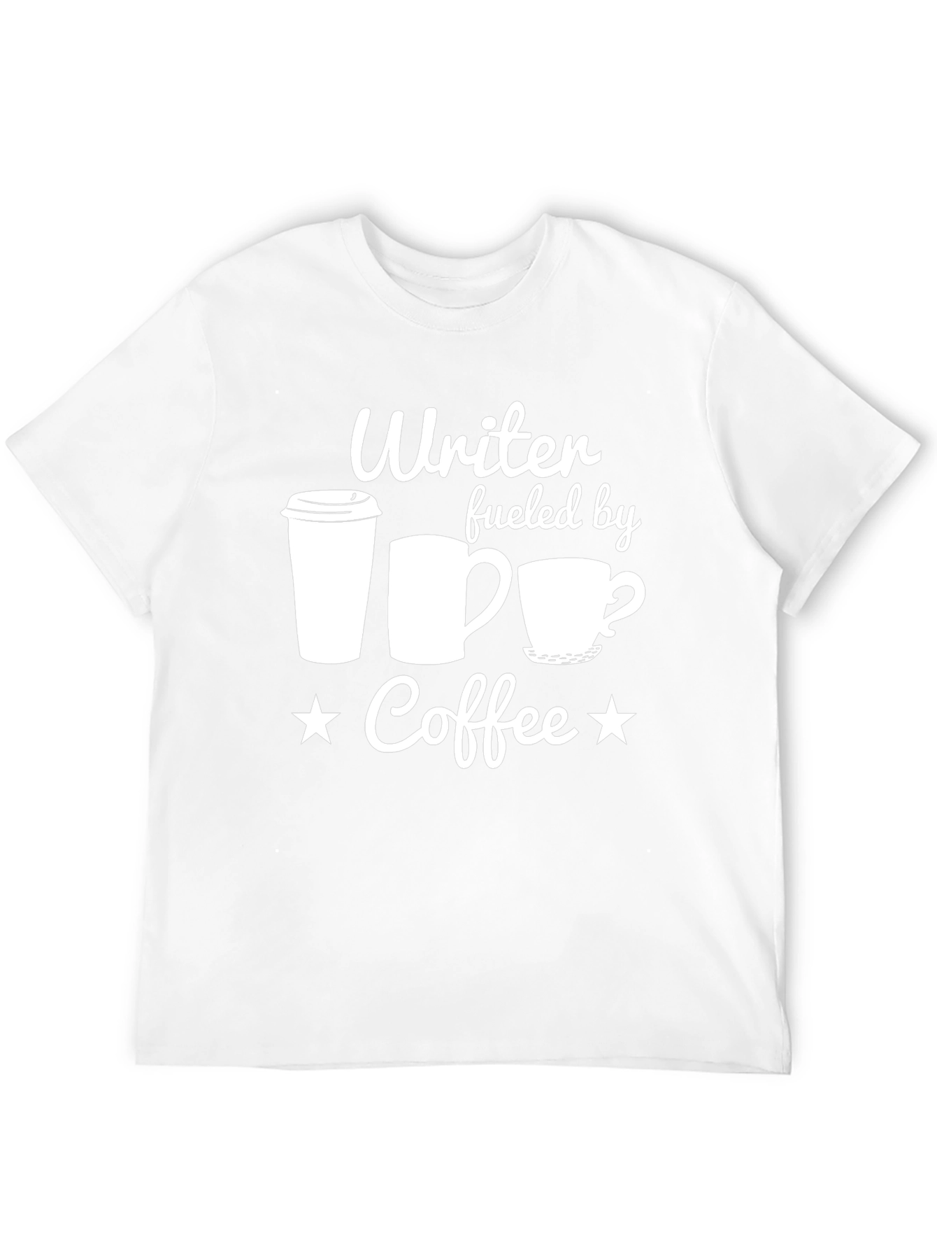 Writer Fueled by Coffee T-Shirt - Black