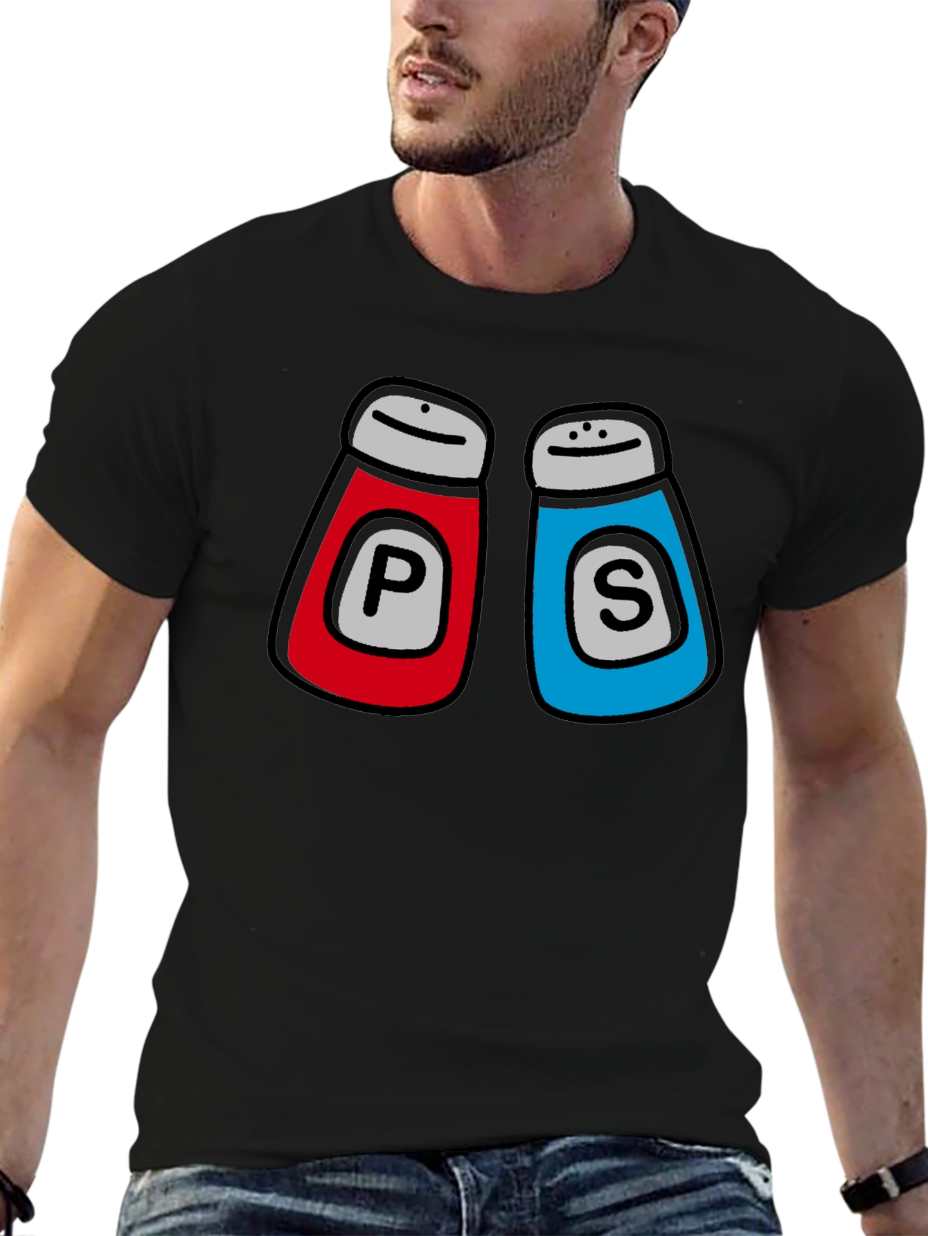 Salt & Pepper Matching Couple T-Shirt