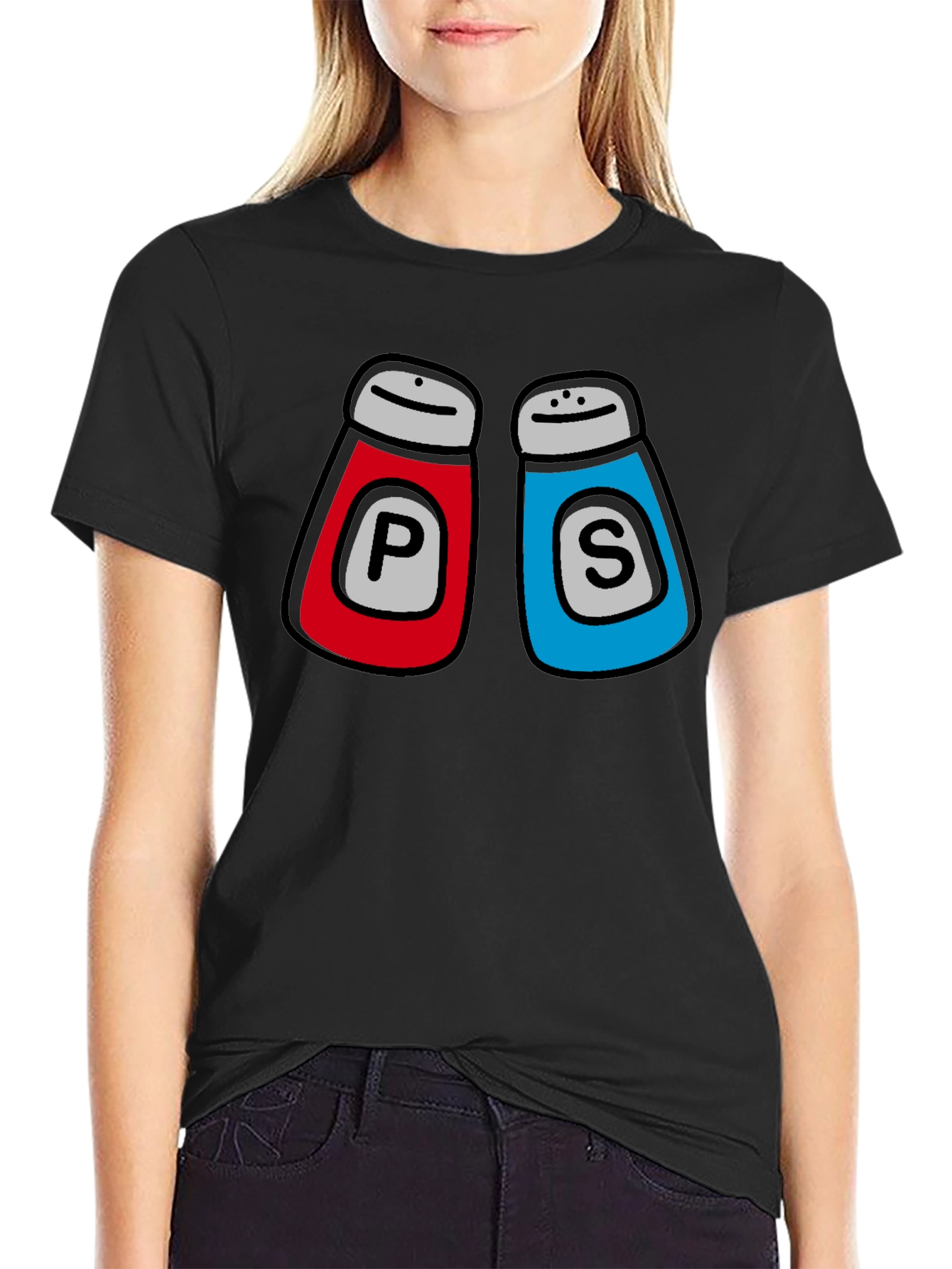 Salt & Pepper Matching Couple T-Shirt