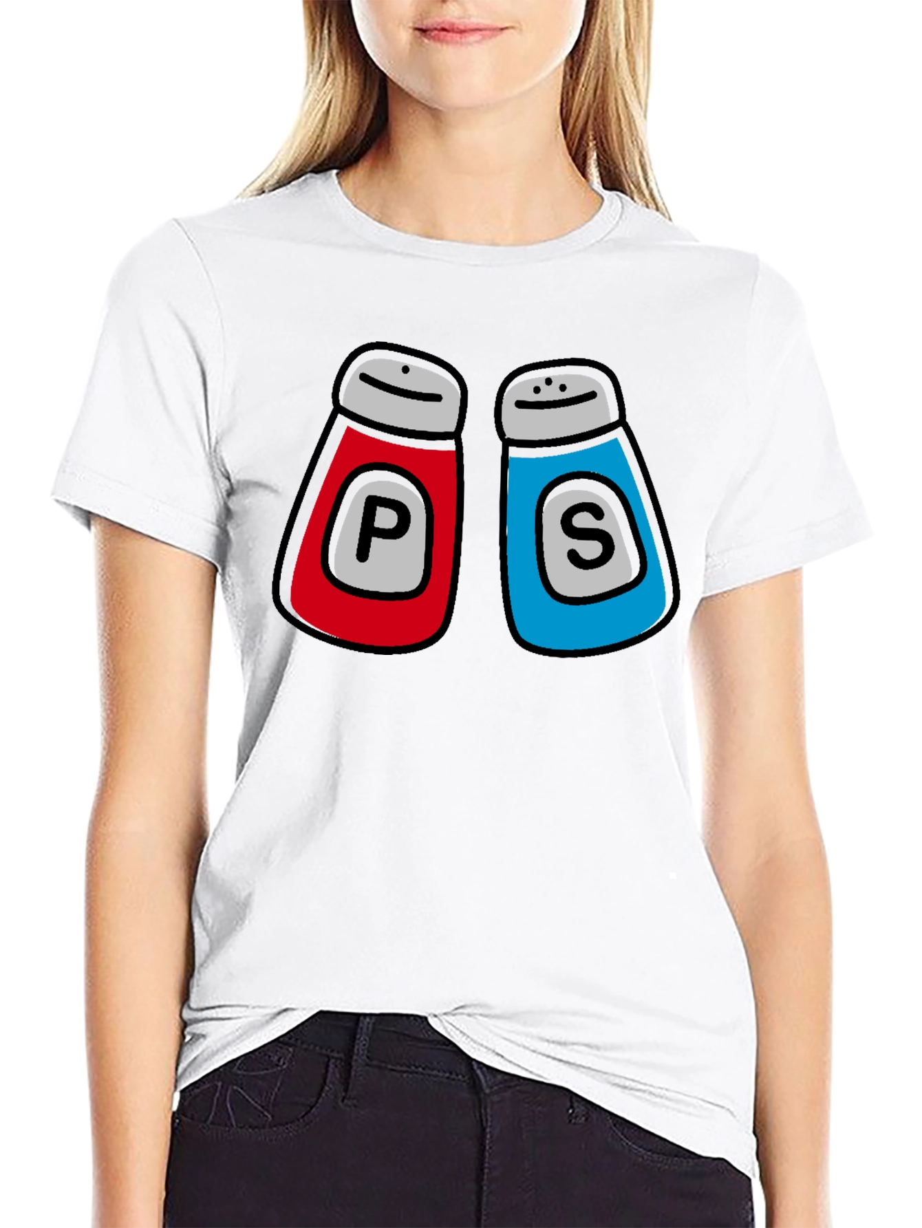 Salt & Pepper Matching Couple T-Shirt