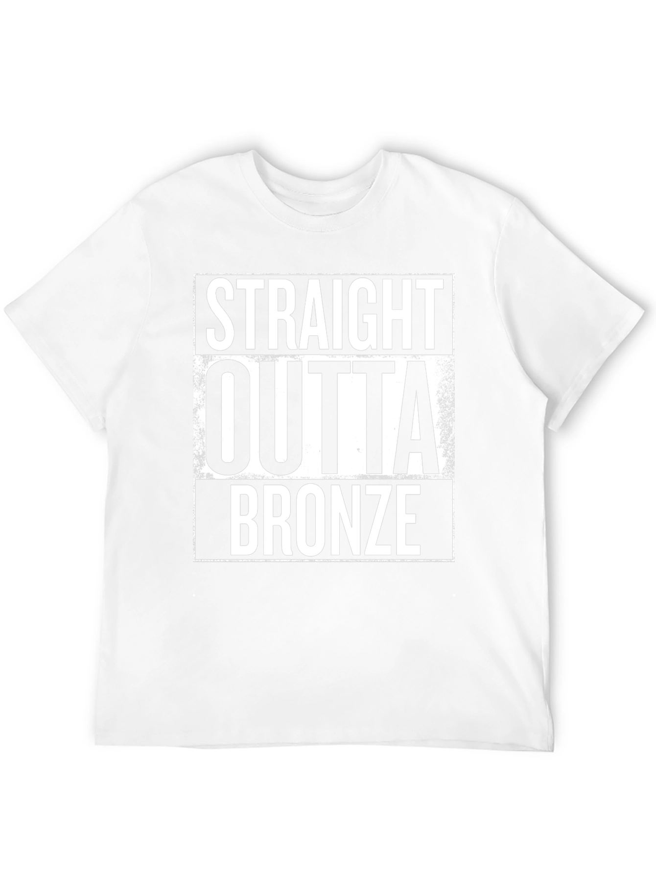 Straight Outta Bronze Funny Graphic Tee