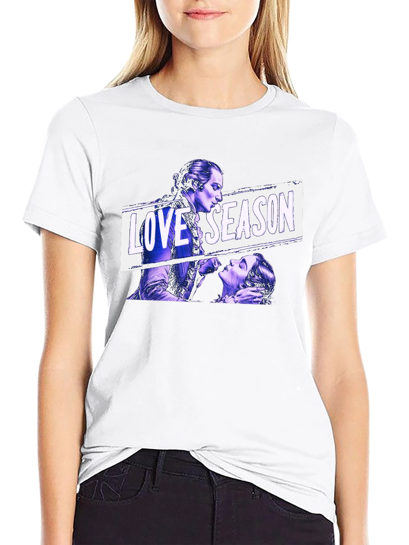 Love Season Graphic Tee - Black
