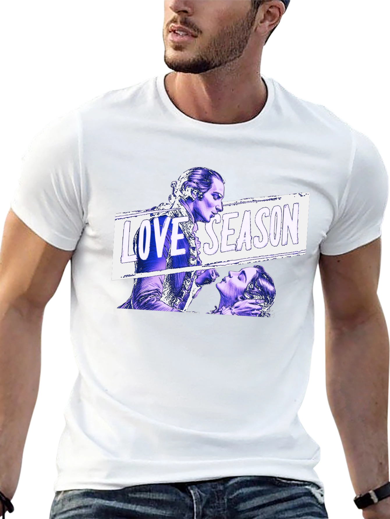 Love Season Graphic Tee - Black