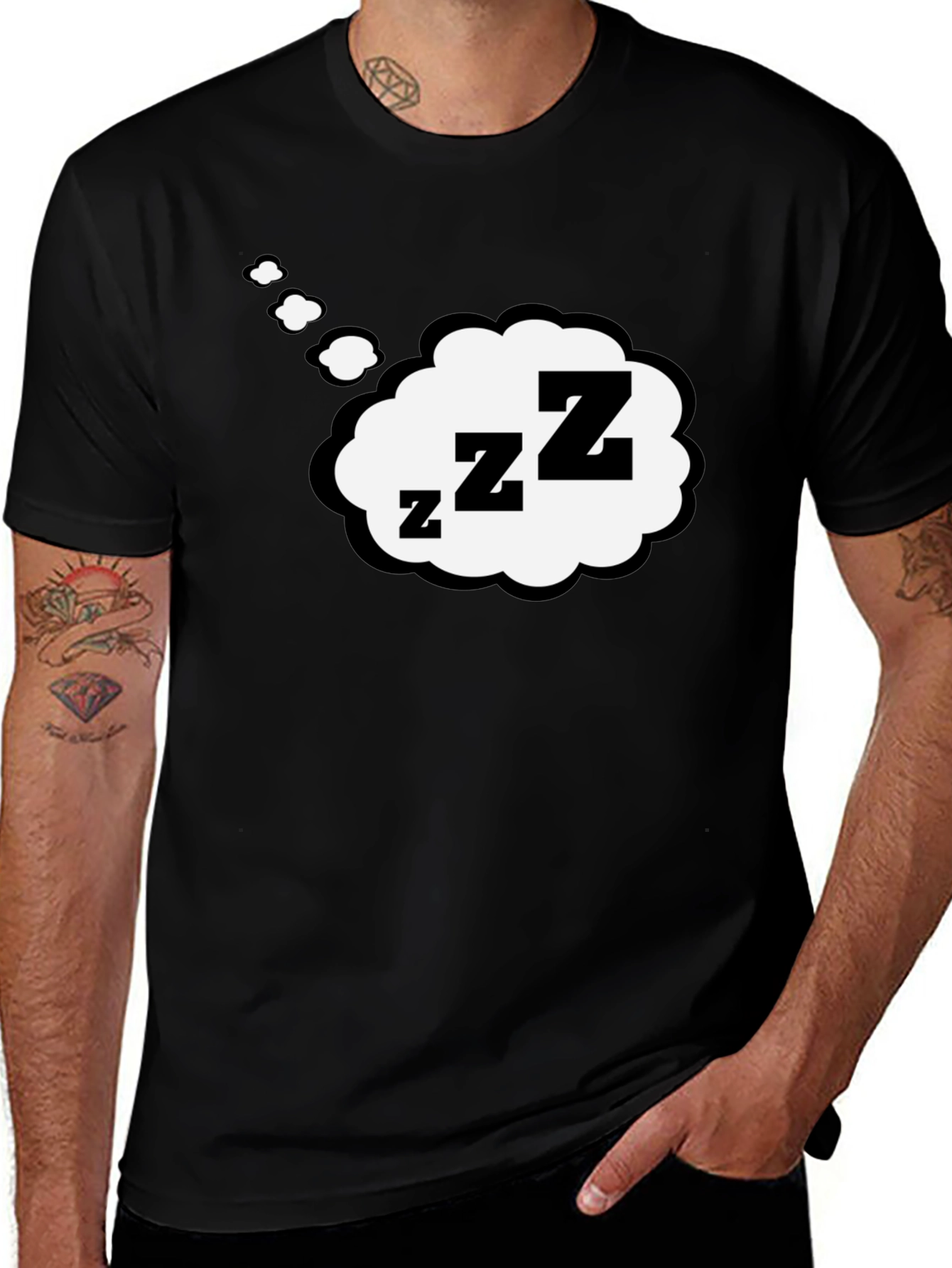 Sleepy Zs Graphic Tee - Soft Cotton Casual Shirt