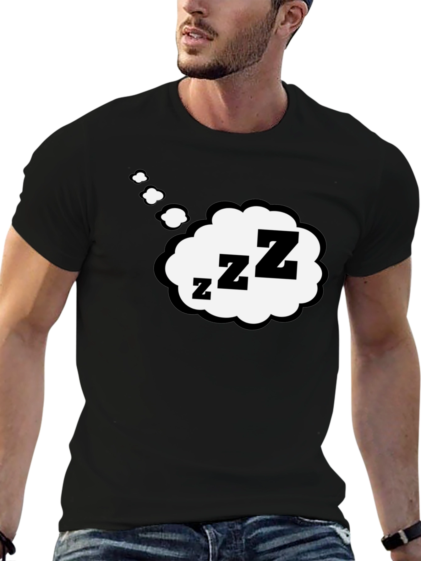 Sleepy Zs Graphic Tee - Soft Cotton Casual Shirt