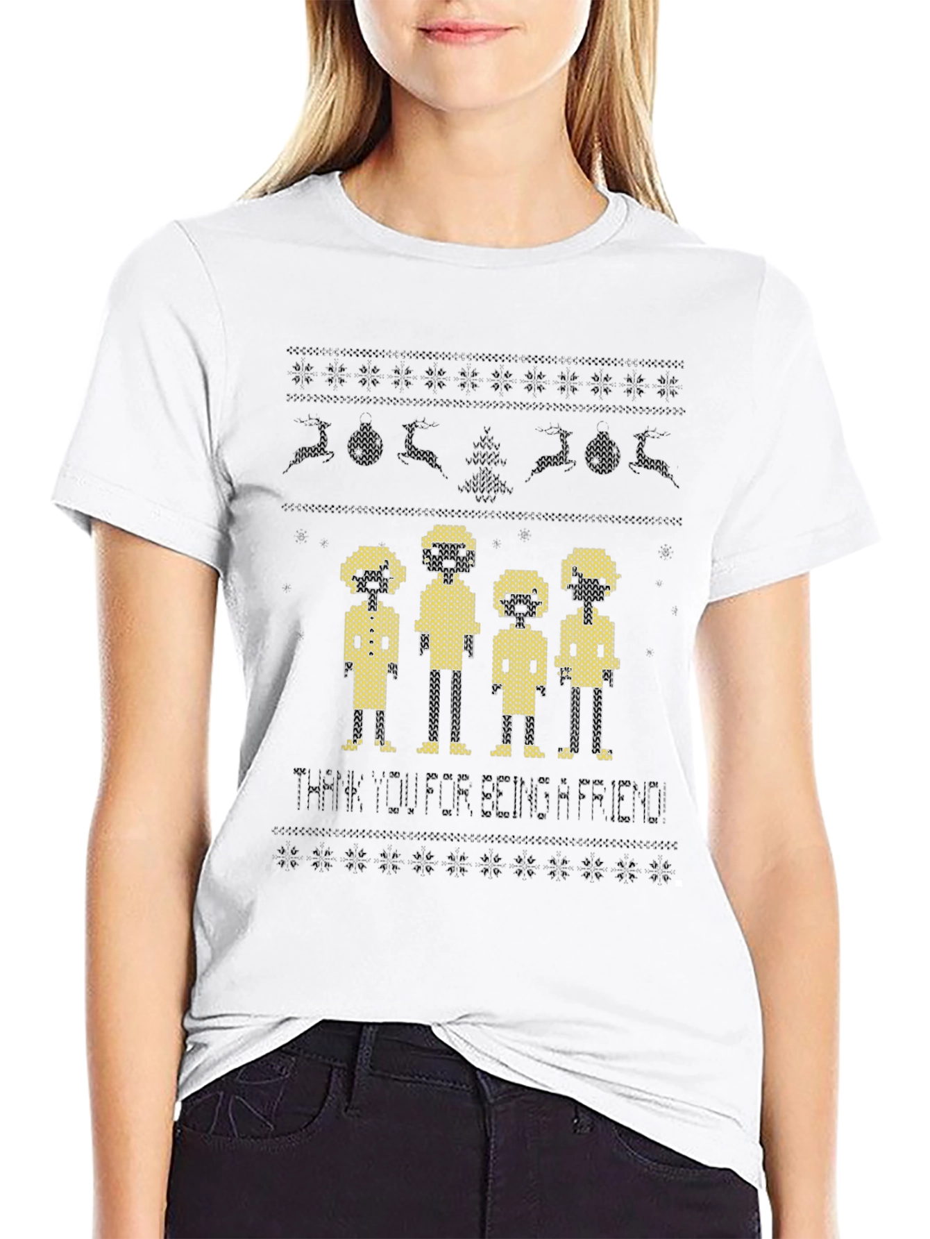 Thank You for Being a Friend Christmas T-Shirt
