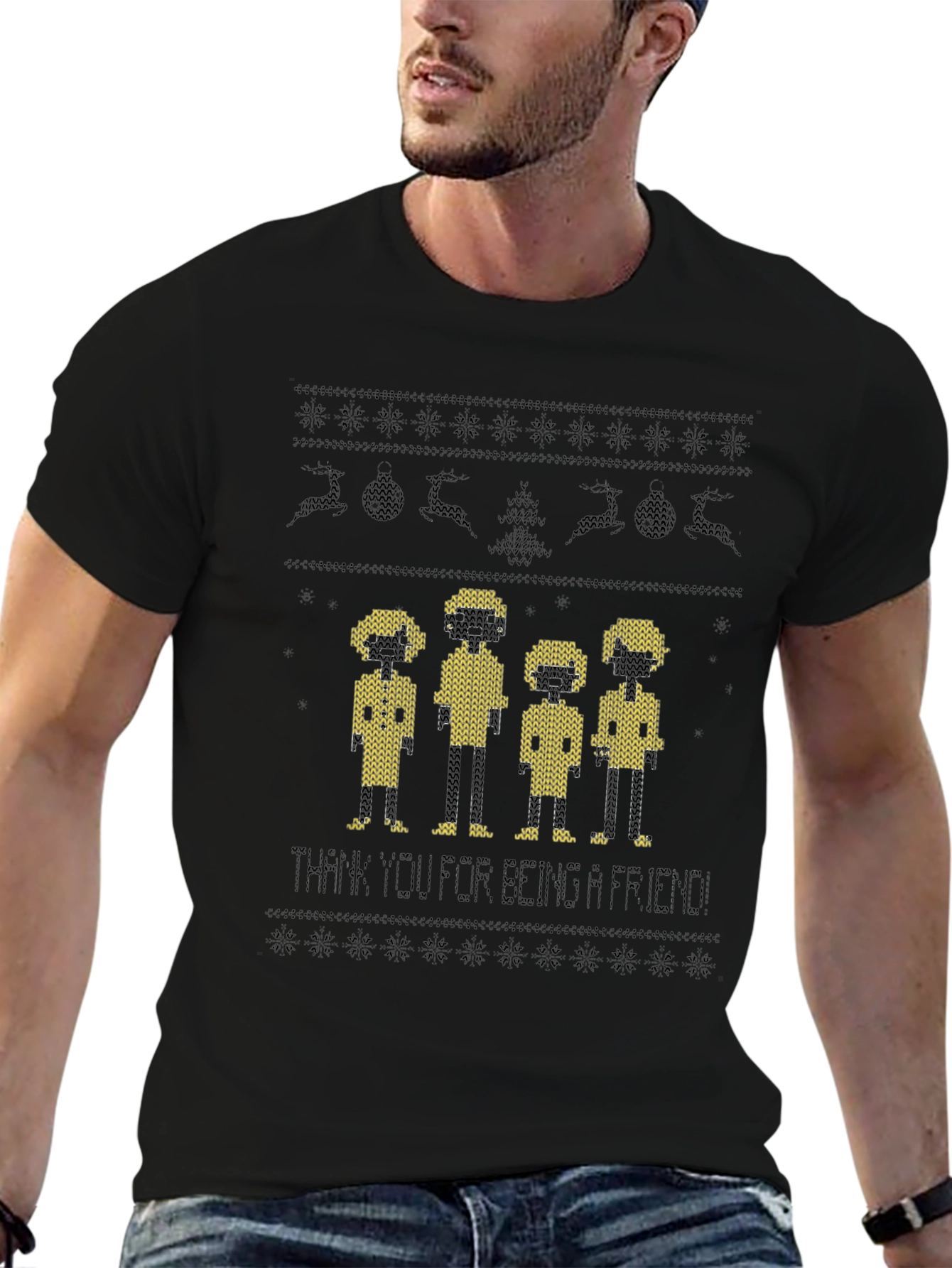Thank You for Being a Friend Christmas T-Shirt
