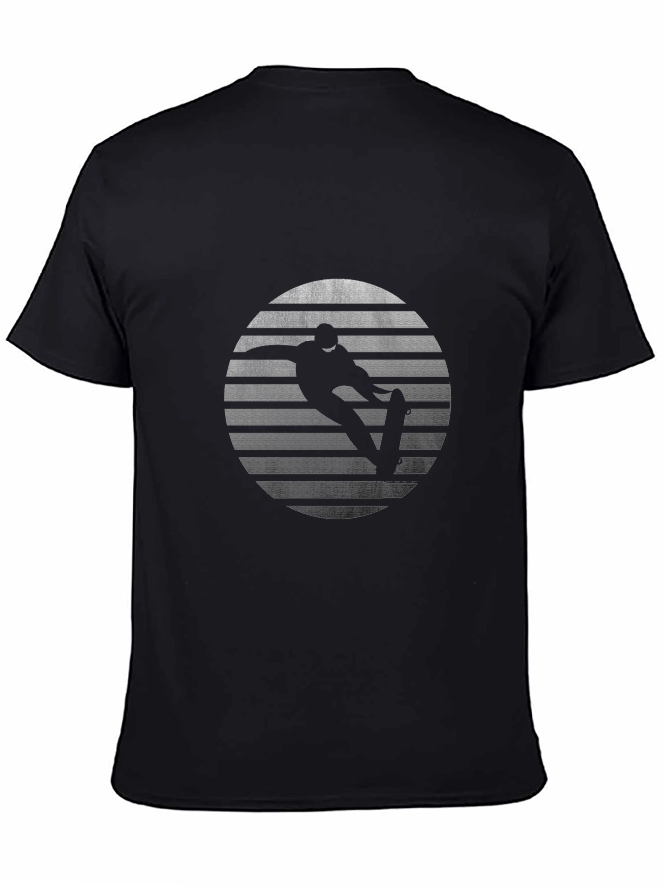 Skateboarding Sunset Graphic T-Shirt