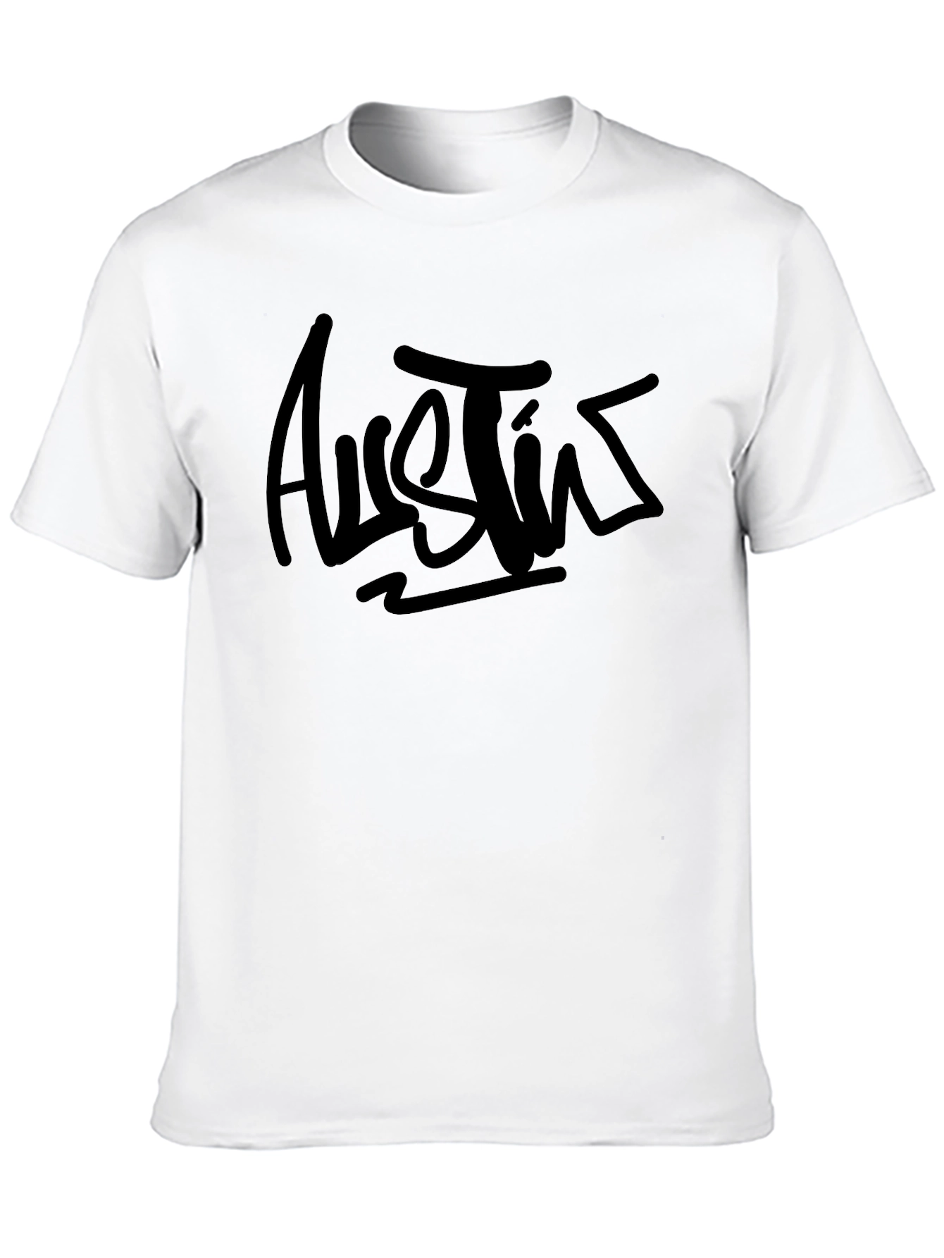 Austin Graphic Black T-Shirt