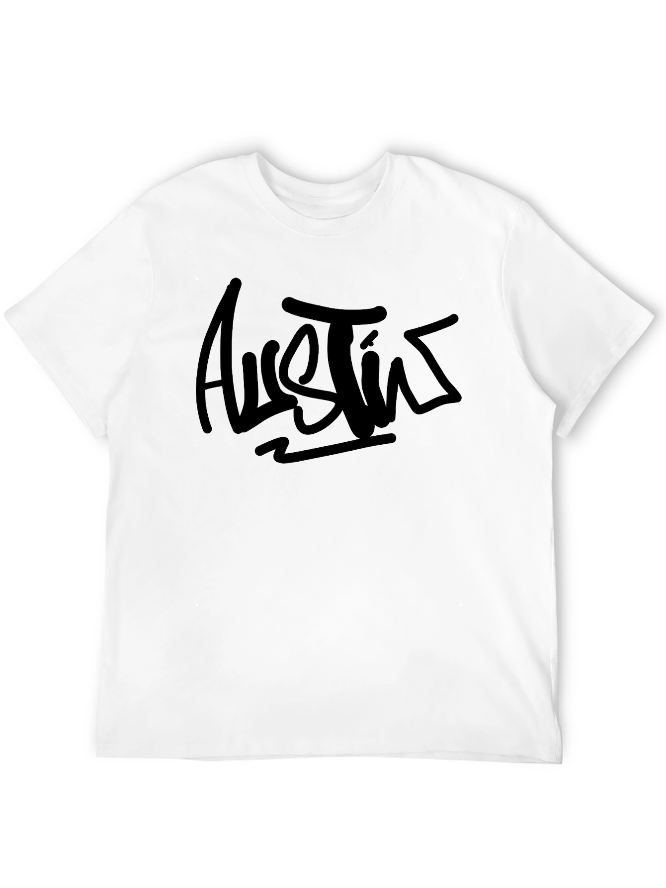 Austin Graphic Black T-Shirt