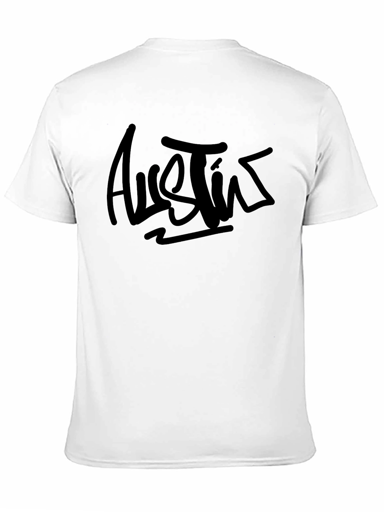 Austin Graphic Black T-Shirt