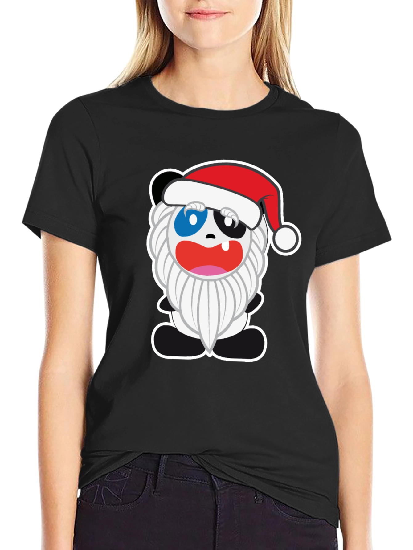 Festive Panda Christmas T-Shirt
