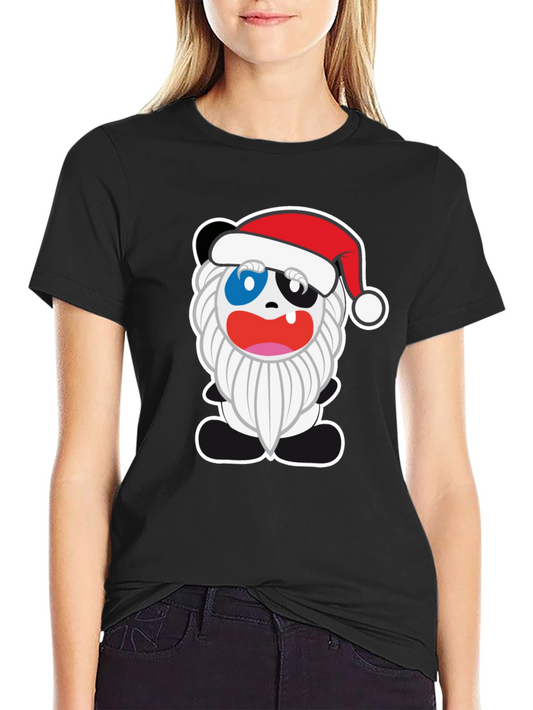 Festive Panda Christmas T-Shirt