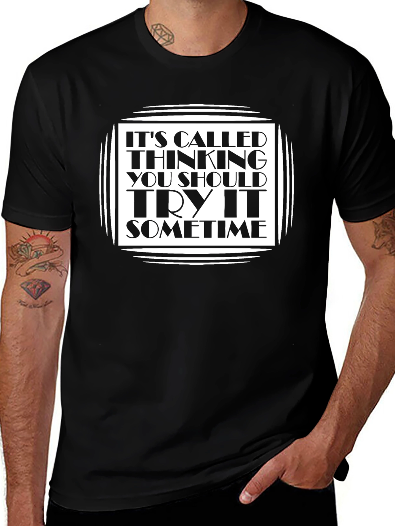Its Called Thinking T-Shirt - Try It Sometime!