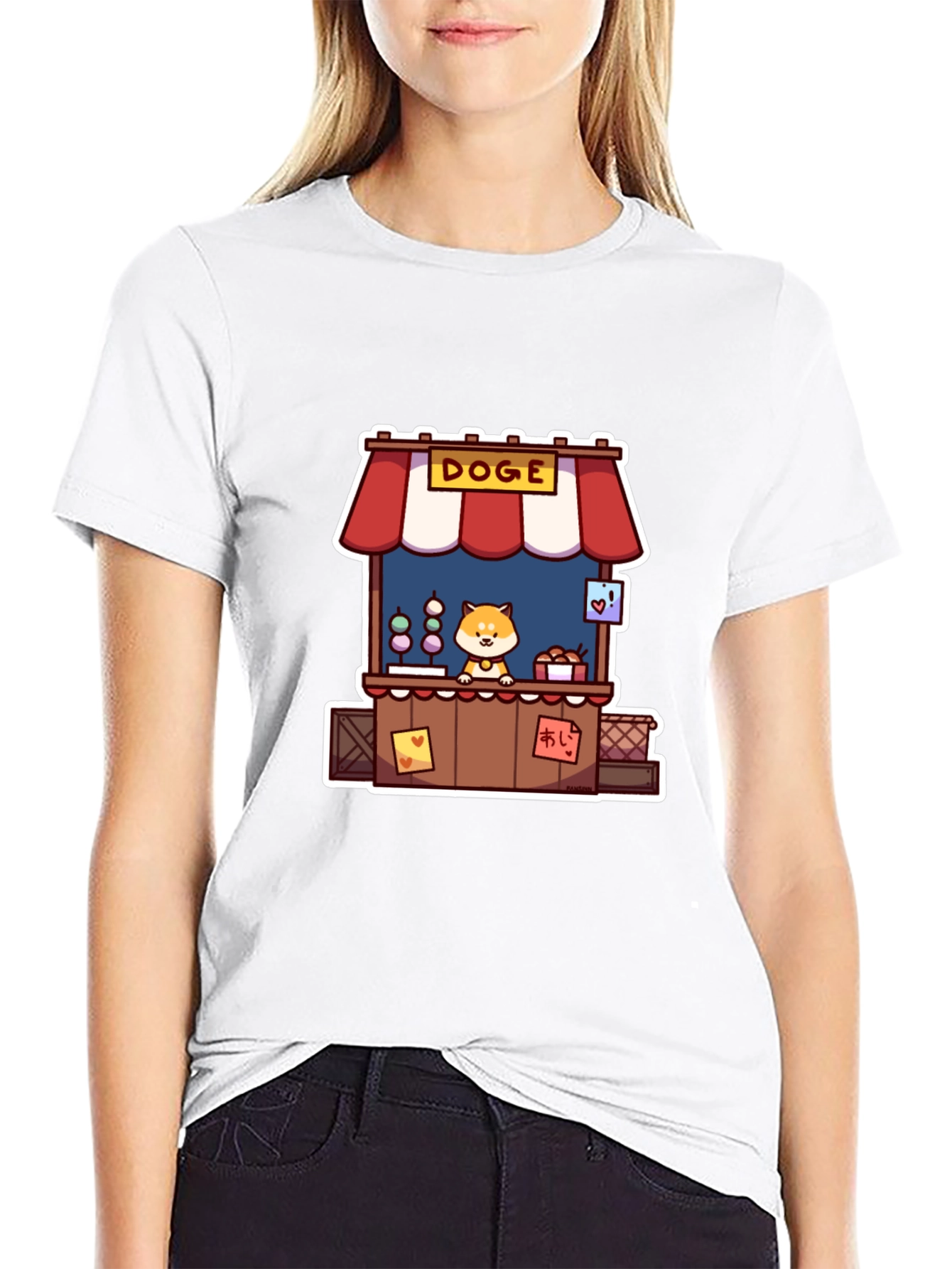 Doge Stand Black T-Shirt