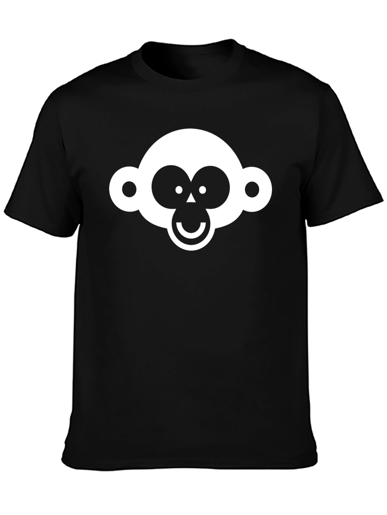 Monkey Graphic Black T-Shirt