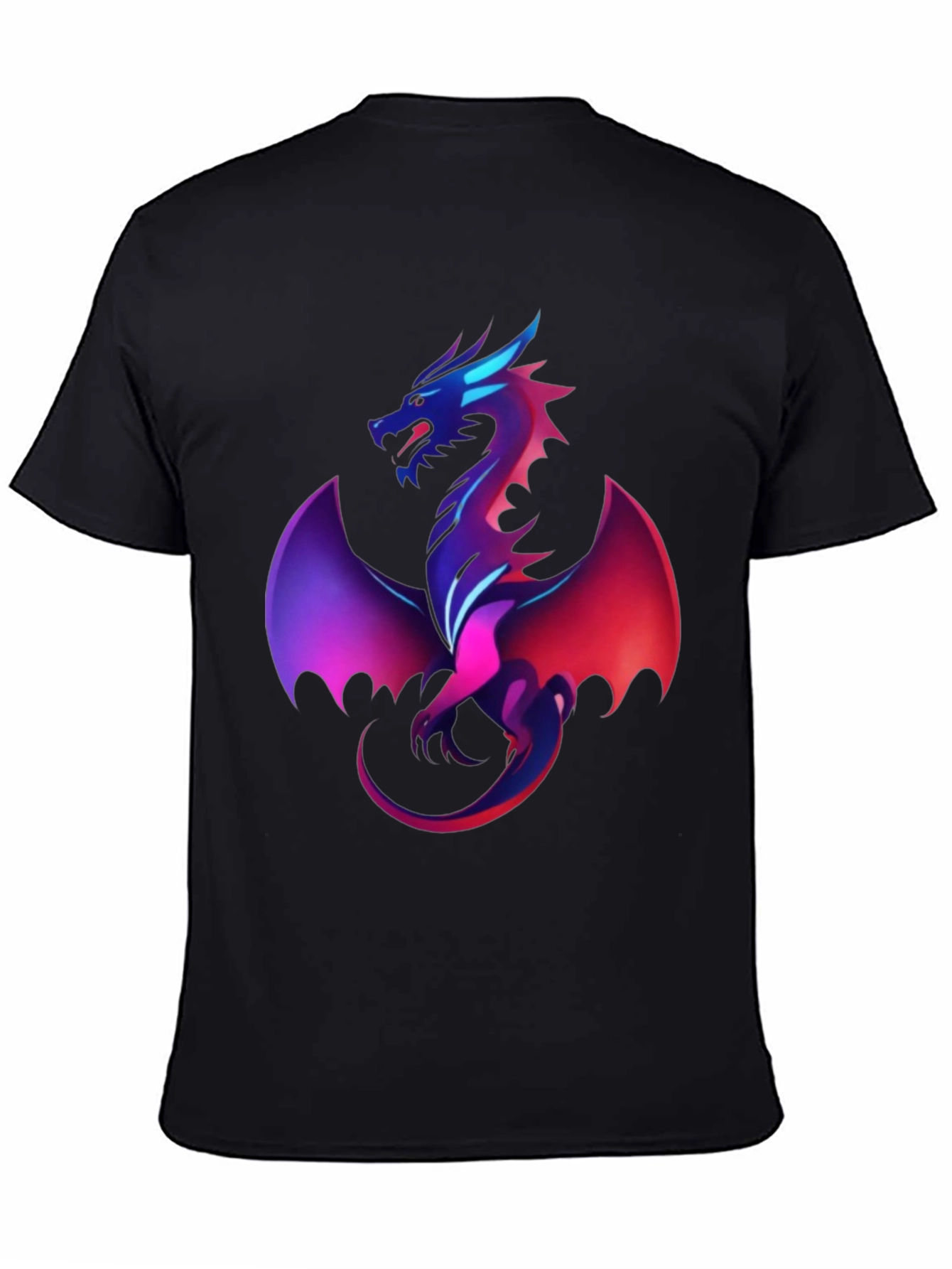 Dragon Graphic Tee - Mens Black T-Shirt